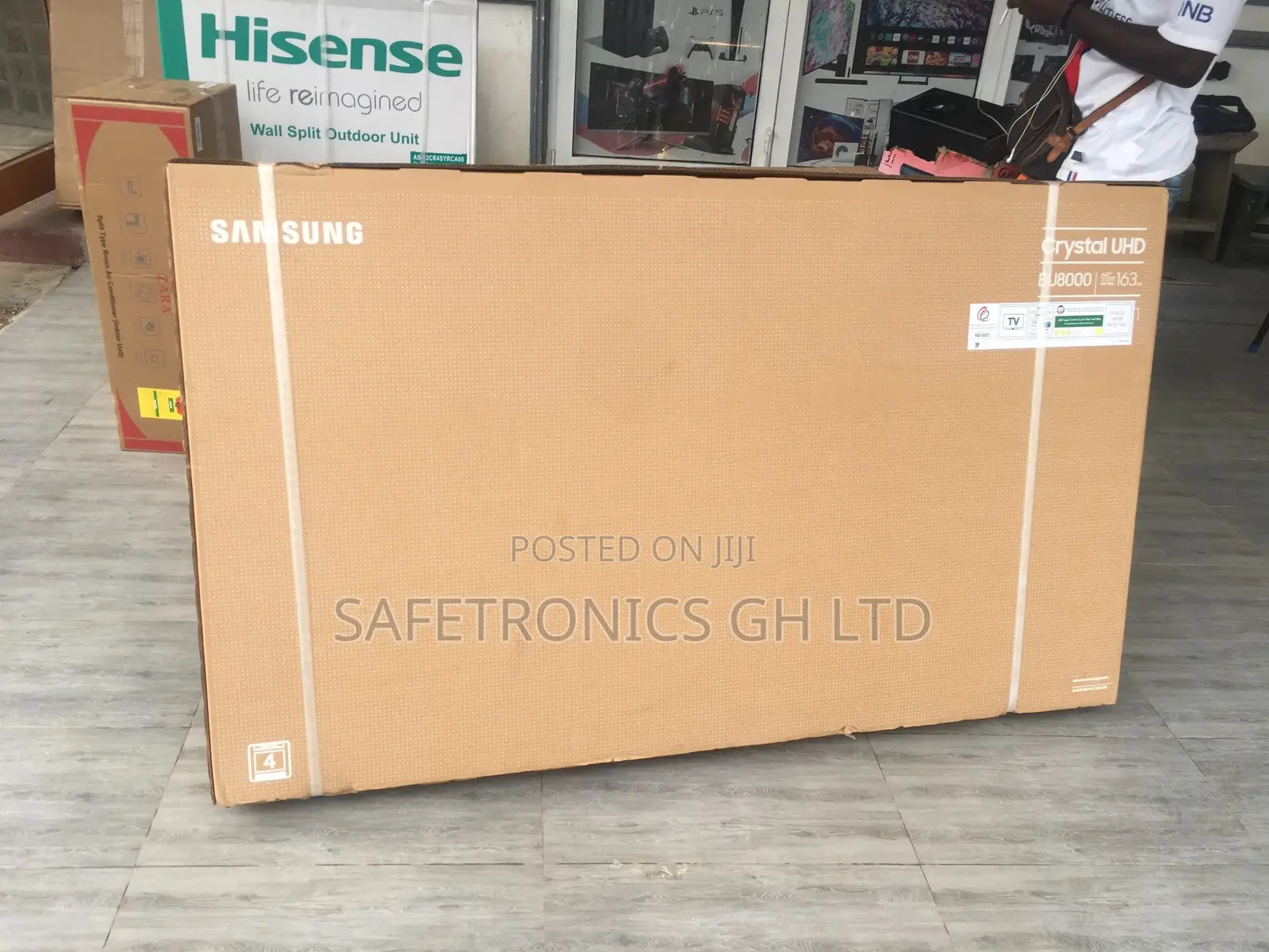 Call for 65 Inches Glossy LED Samsung Crystal UHD Tv BU80