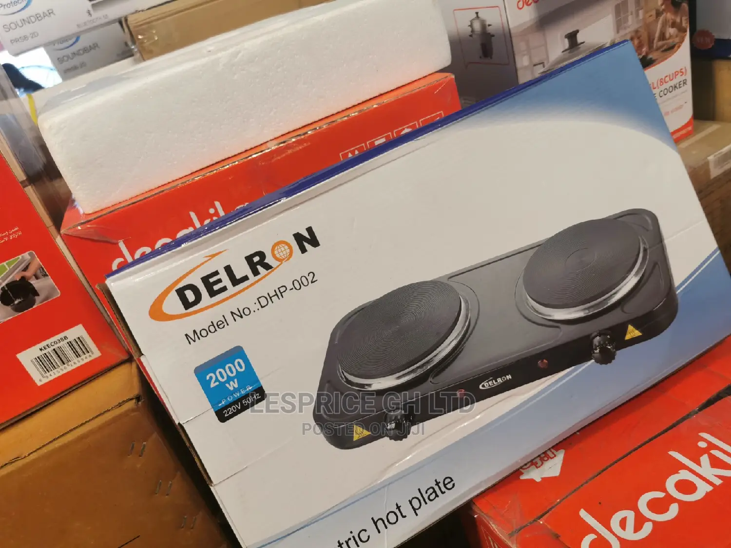 Delron DHP- 2 Burner Hot Plate – 2000W