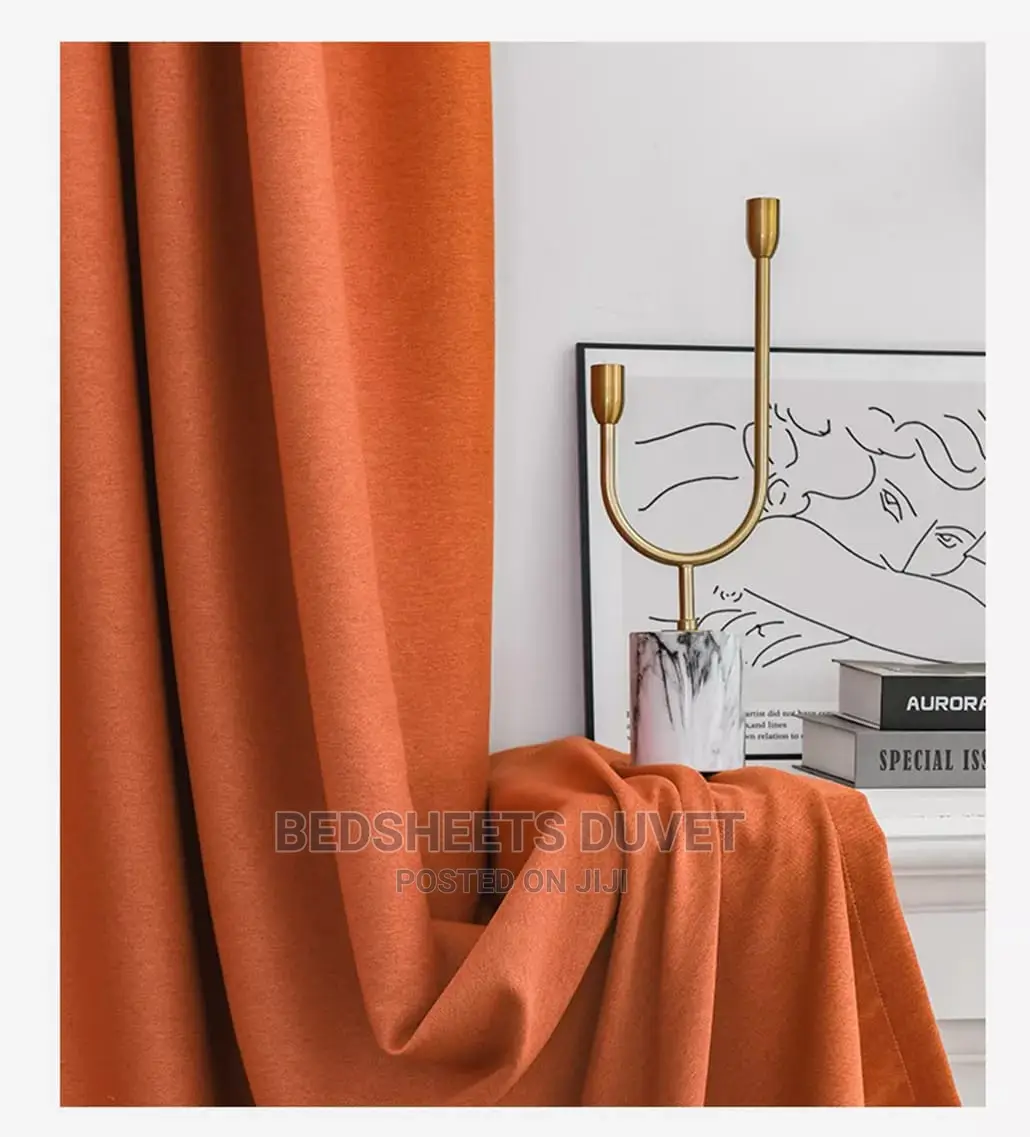 Orange Curtains