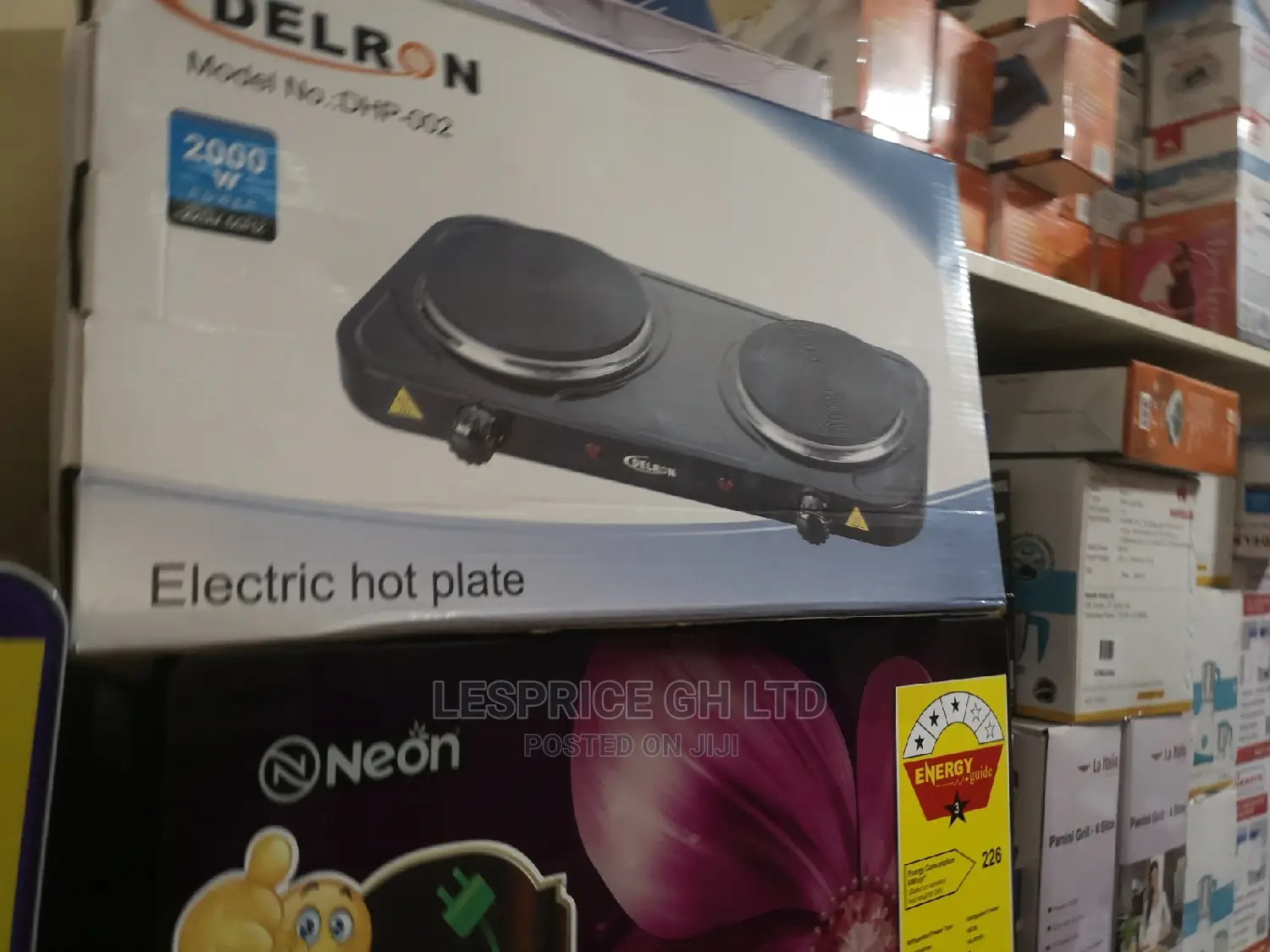 Delron DHP- 2 Burner Hot Plate – 2000W
