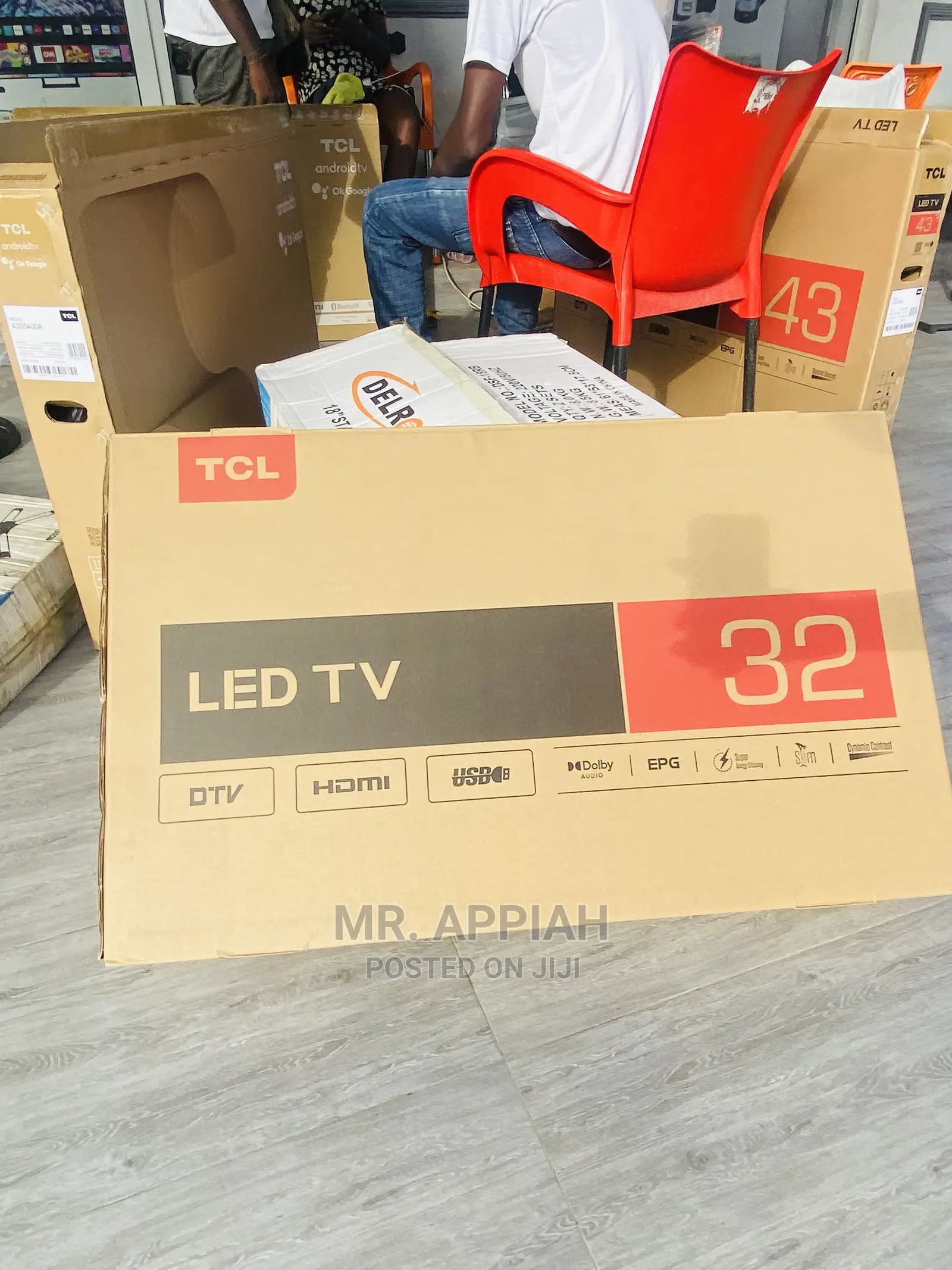 High Efficiency TCL(32D3200)32” Android HD Television,.