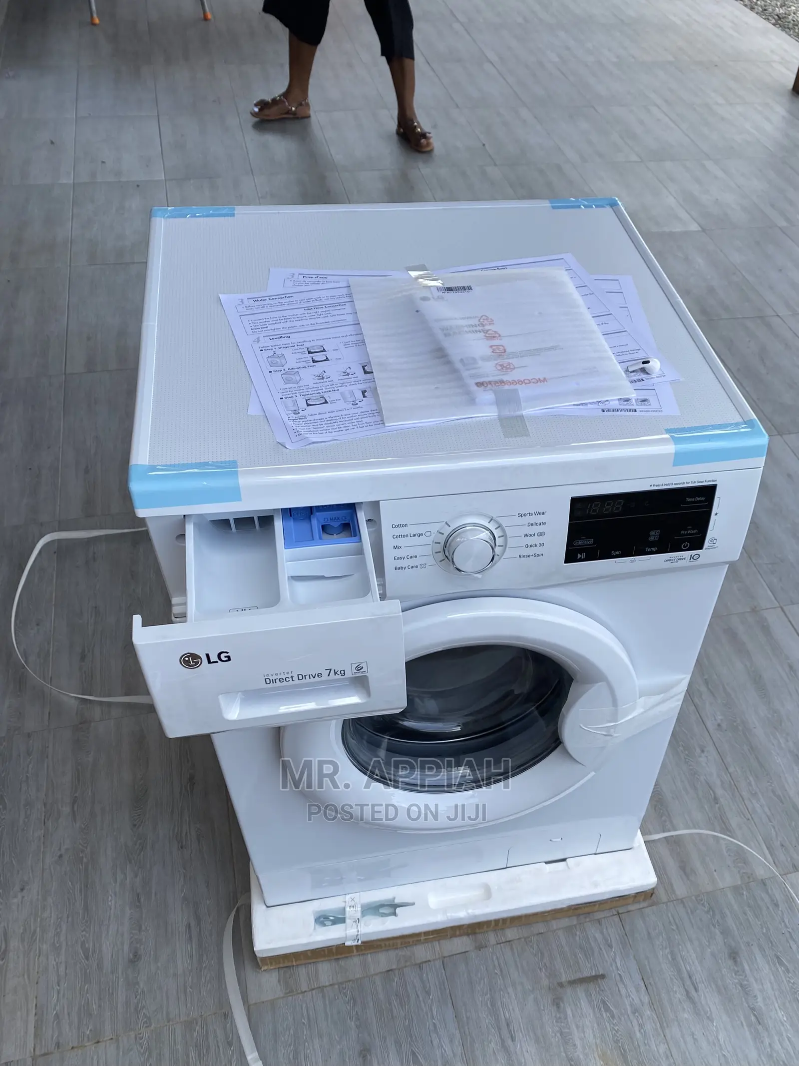 High Efficiency Fh2j3qdnpo Front Load Washingmachine(7kg)Lg