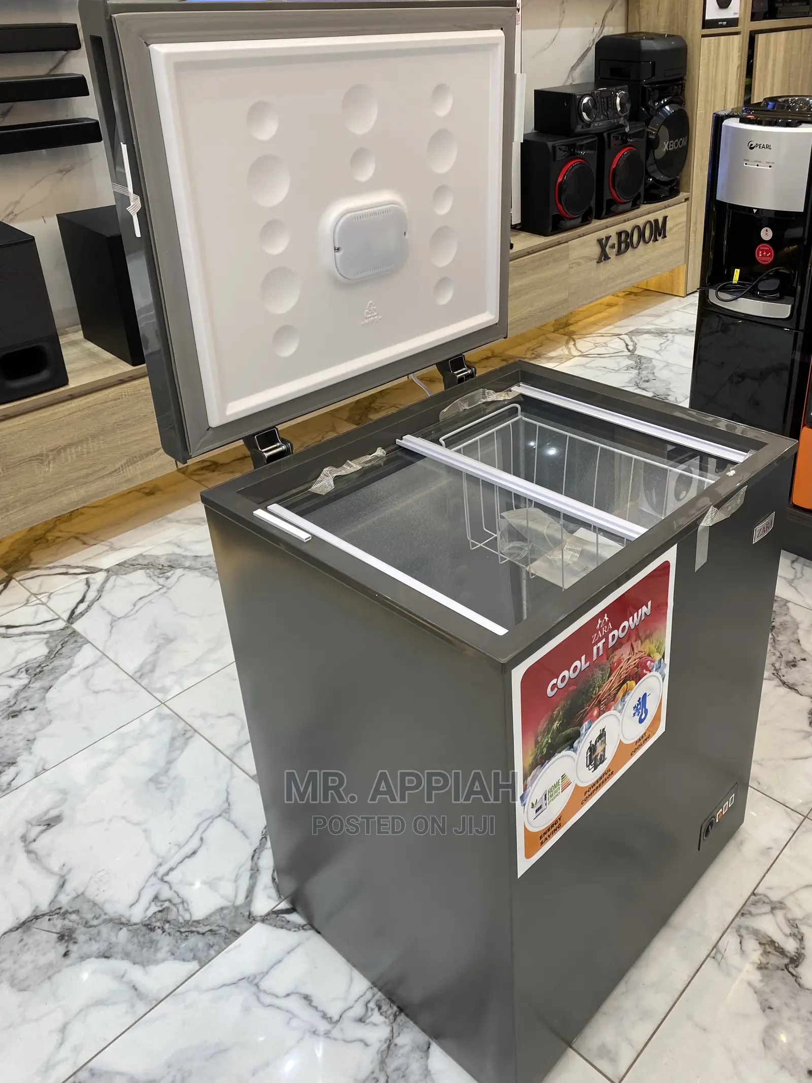 Zara Chest Freezer 142LTR Sliding Glass Door at Best Deal.,