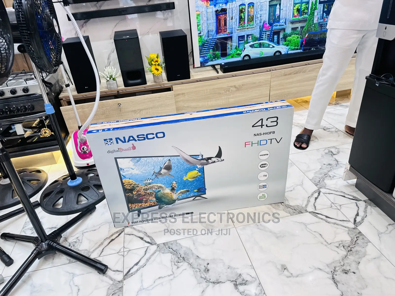 Turn on the Fun  With Nasco 43”FHD Digital Satellite