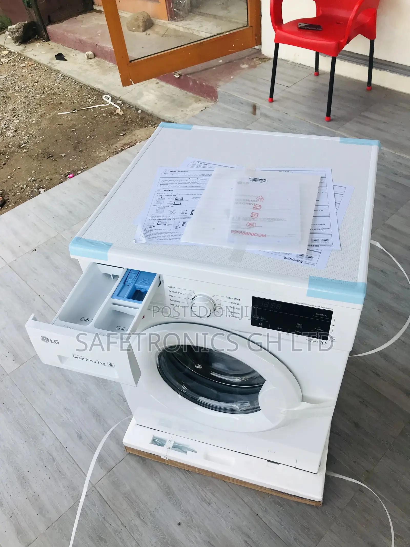 Fast Washingmachine LG 7kg Frontload 