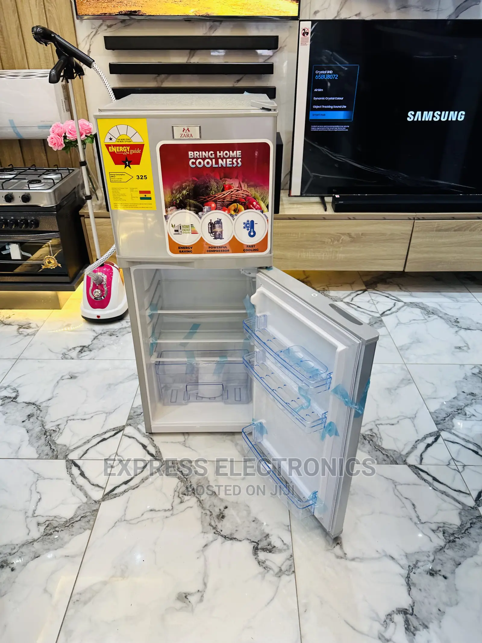 Cute  Bottom Freezer Zara -14tm Double Door Fridge