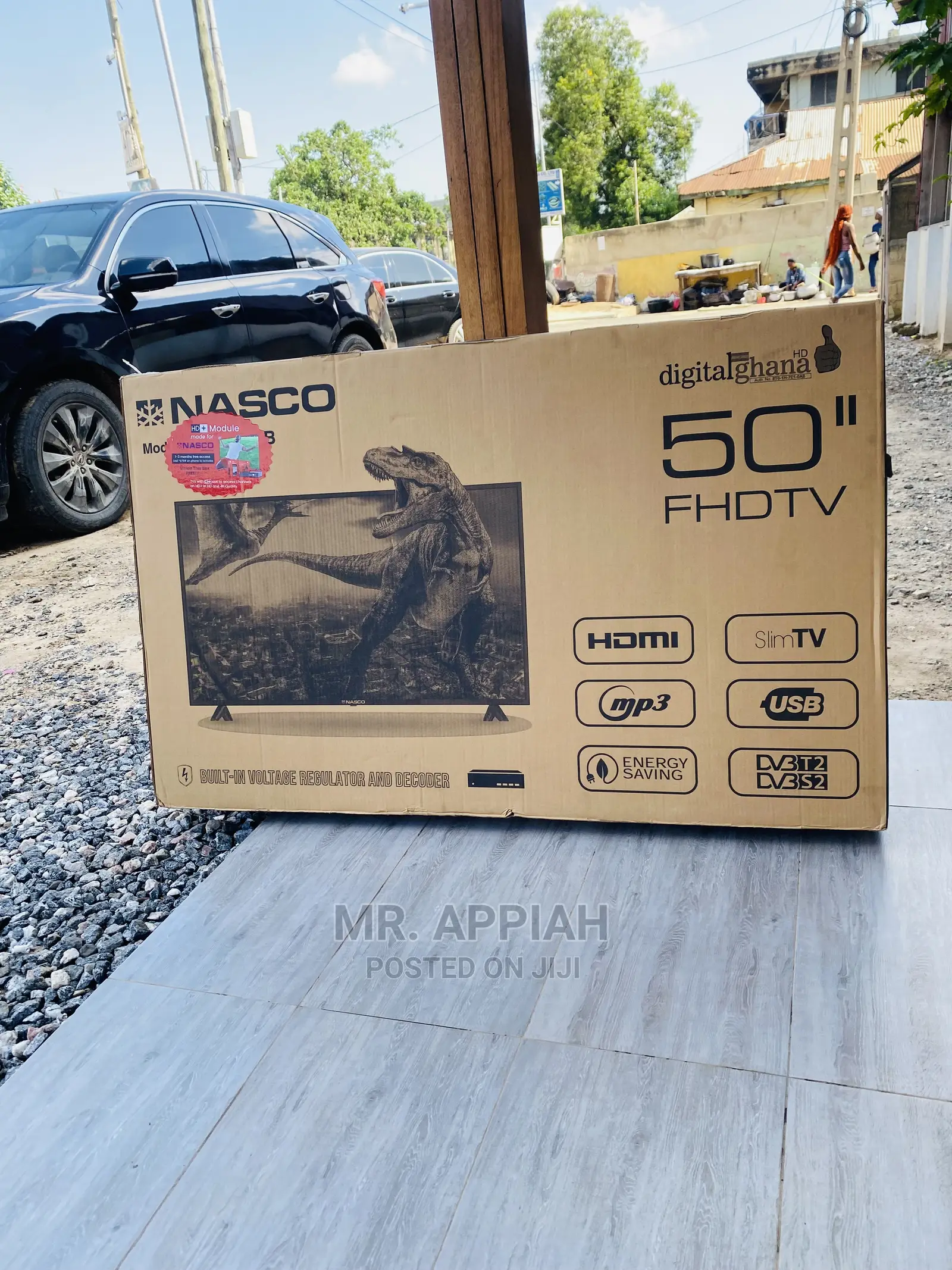 Get a Great  Discount on Nasco 50” Satelite FHD LED Tv .