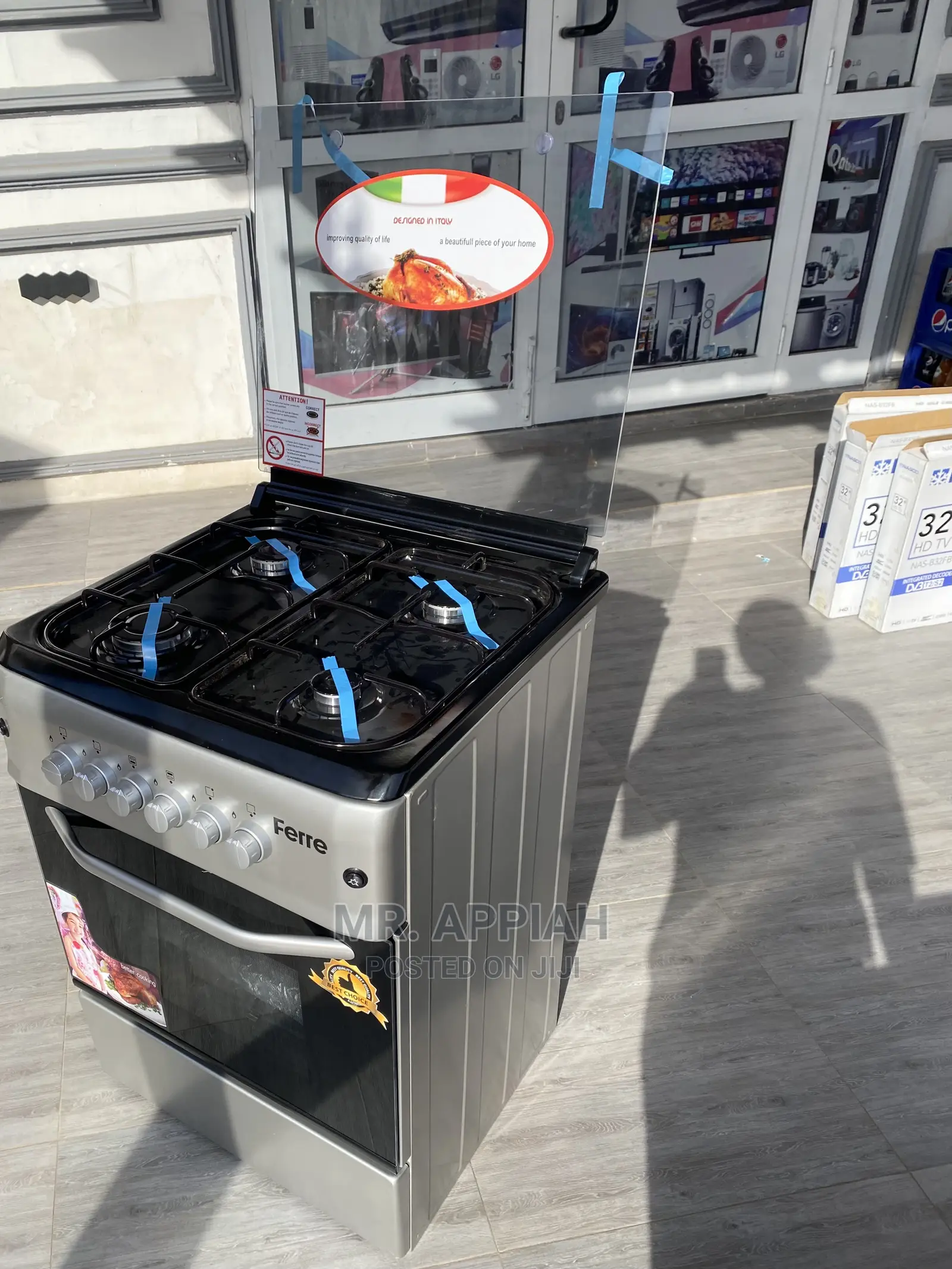 Newly in Stock Ferre 50x55cm Gas Cooker at Best Deal, 