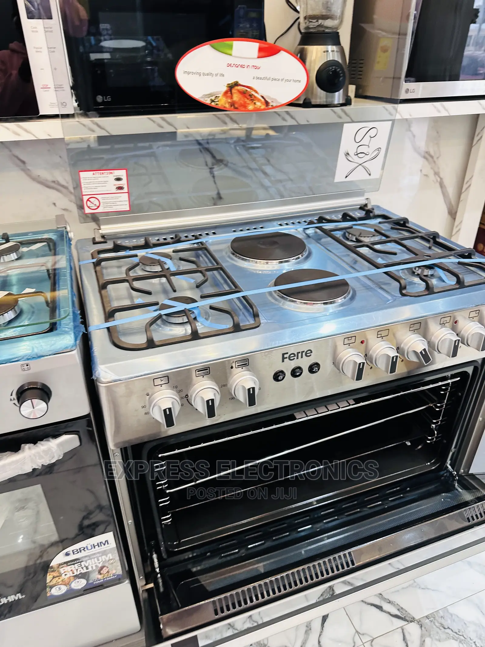 Text for Ferre Sliver Color 4-2 Stove Rotisseriegrill Cooker