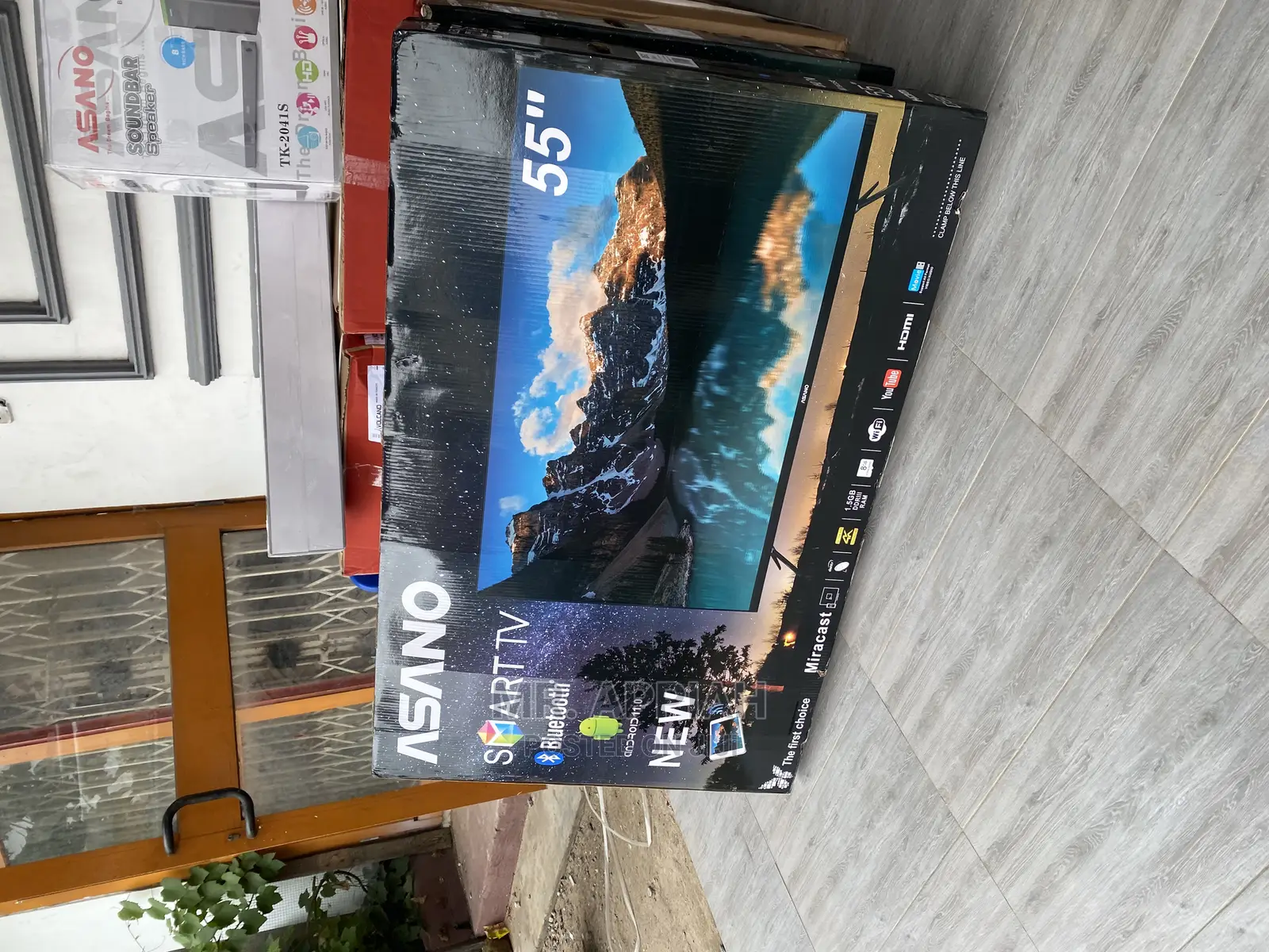 Asano 55 Inch Smart Uhd Tv Works Faster Saves Energy(Black)