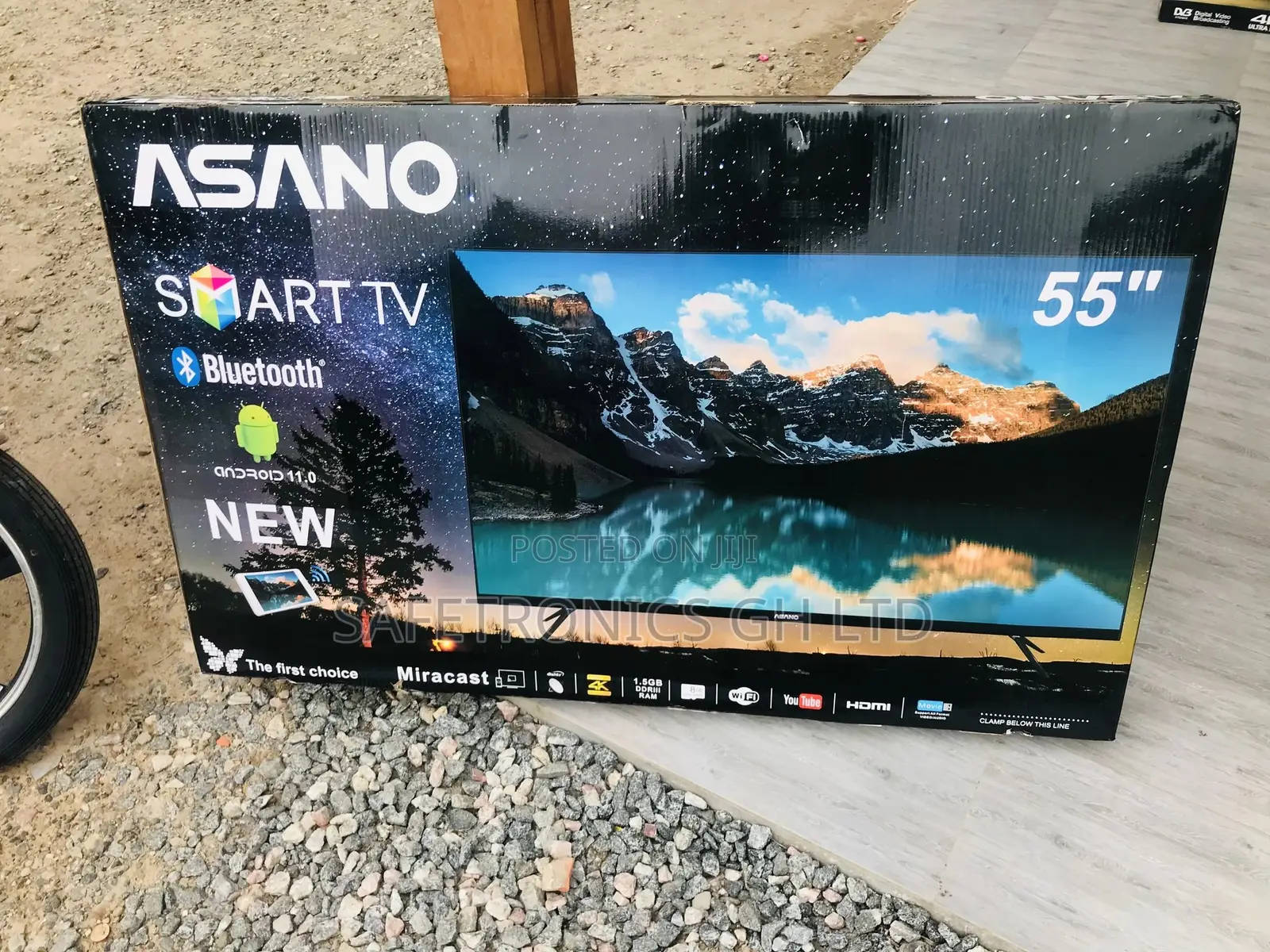 UHD Smart Asaon 55 Inches Glossy LED Wireless Tv 