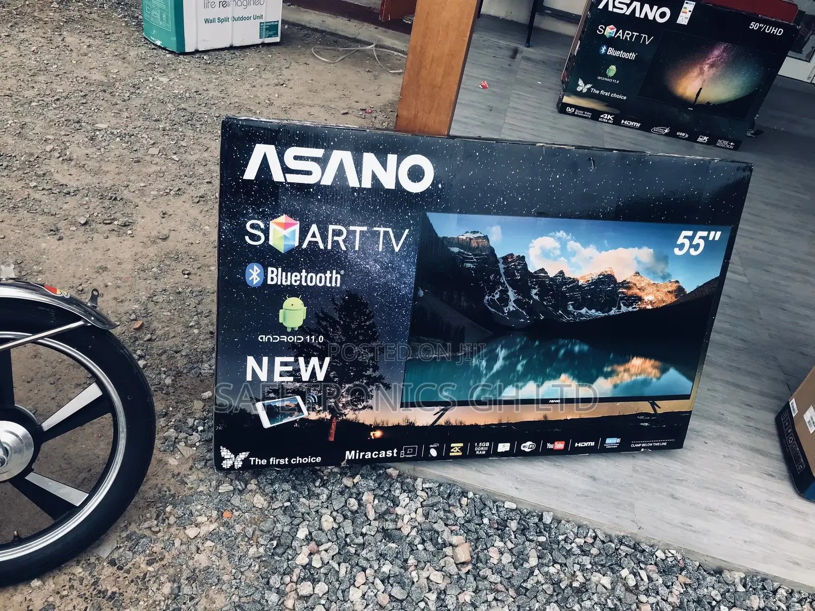 UHD Smart Asaon 55 Inches Glossy LED Wireless Tv 