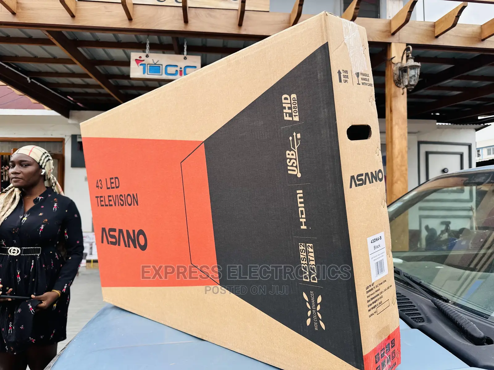 Active HDR SLEEK Asano Satellite Digital 43” Tv
