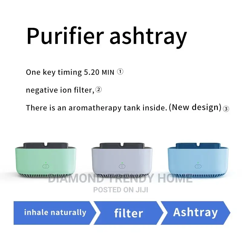 Air Purifier Ash Tray With Aroma Therapy.