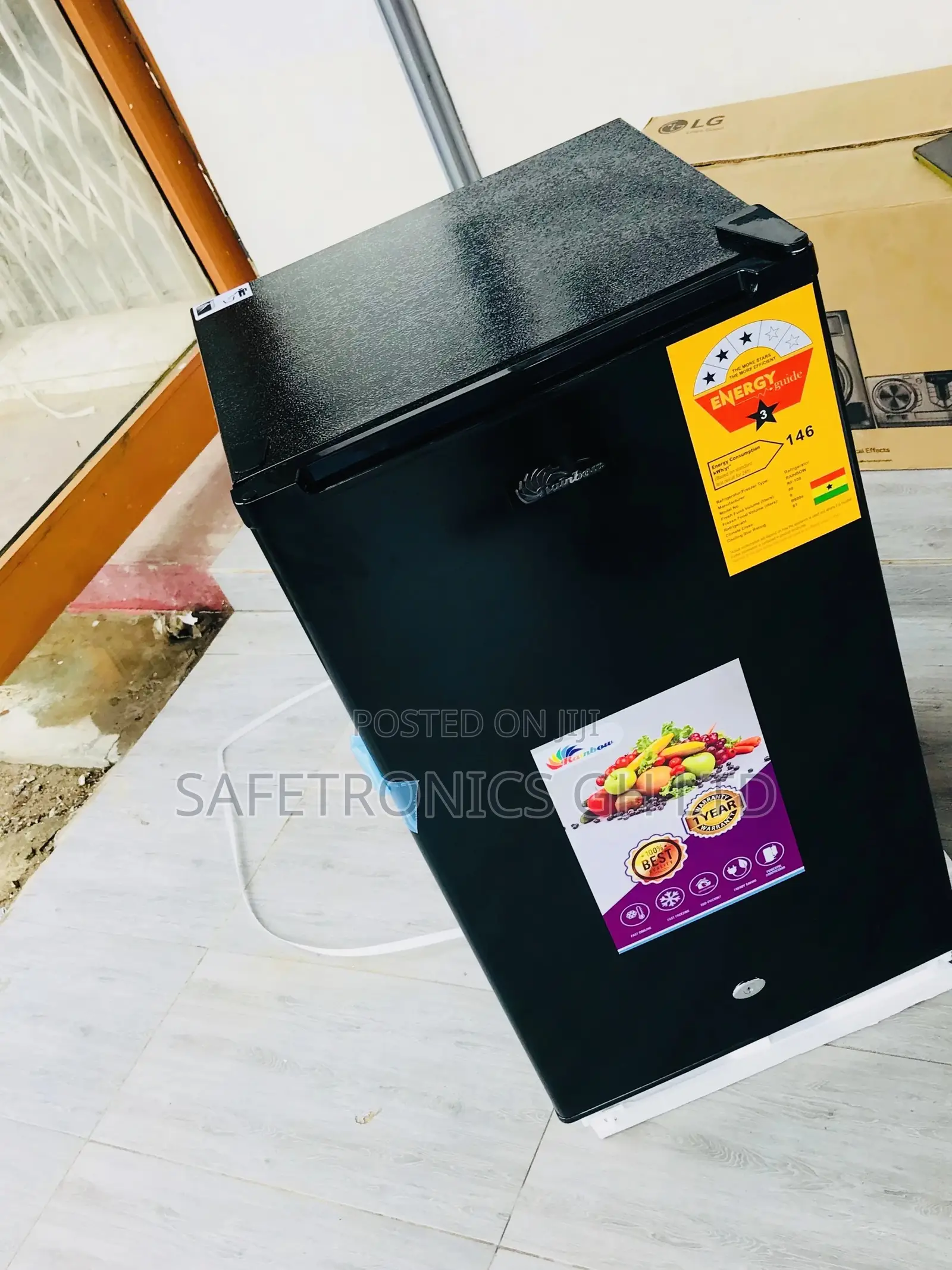 Rainbow Tabletop Singledoor Fridge 93 Liters Topfreezer