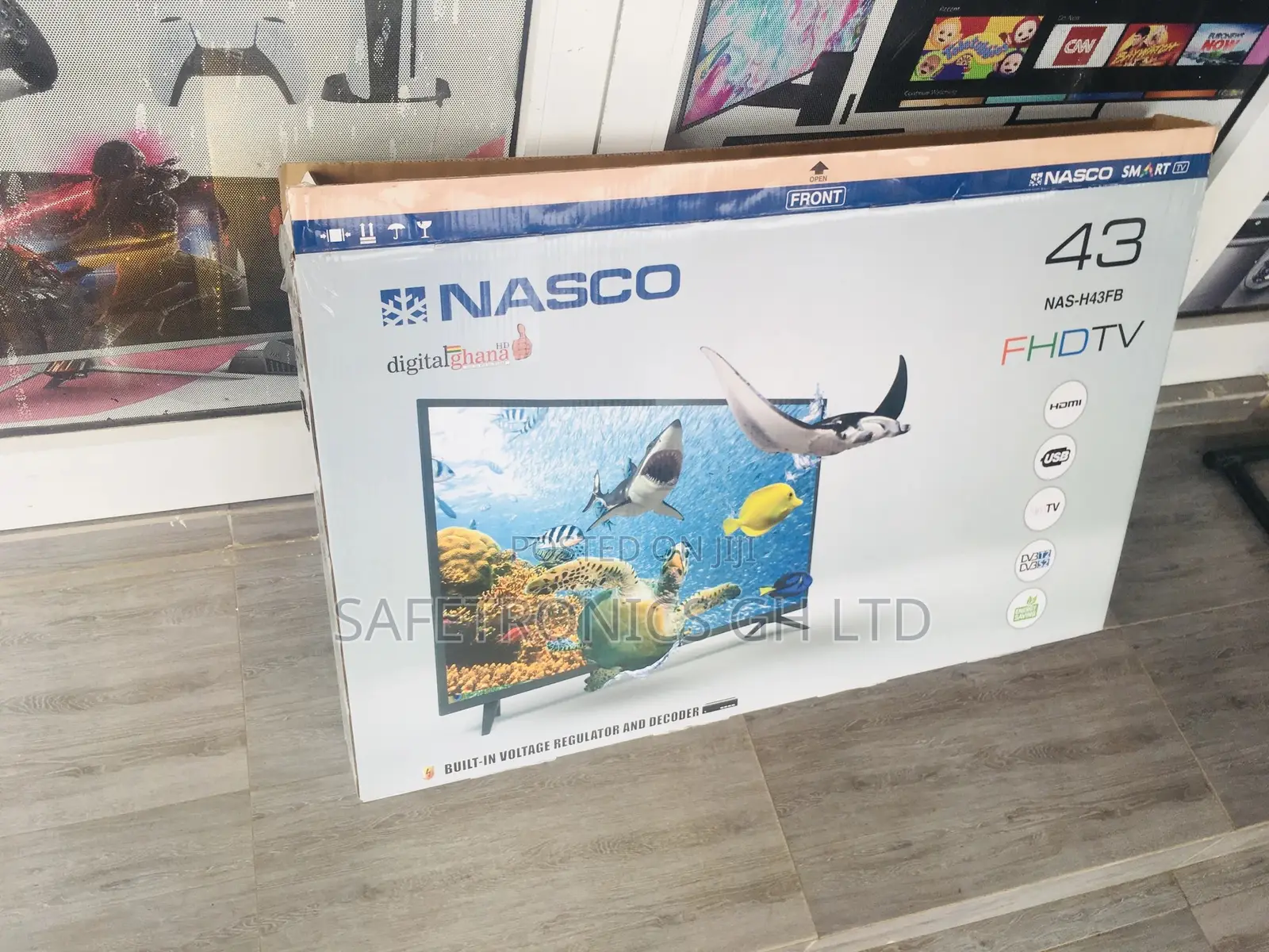 Digital New 43 Inches Nasco Glossy LED Tv 