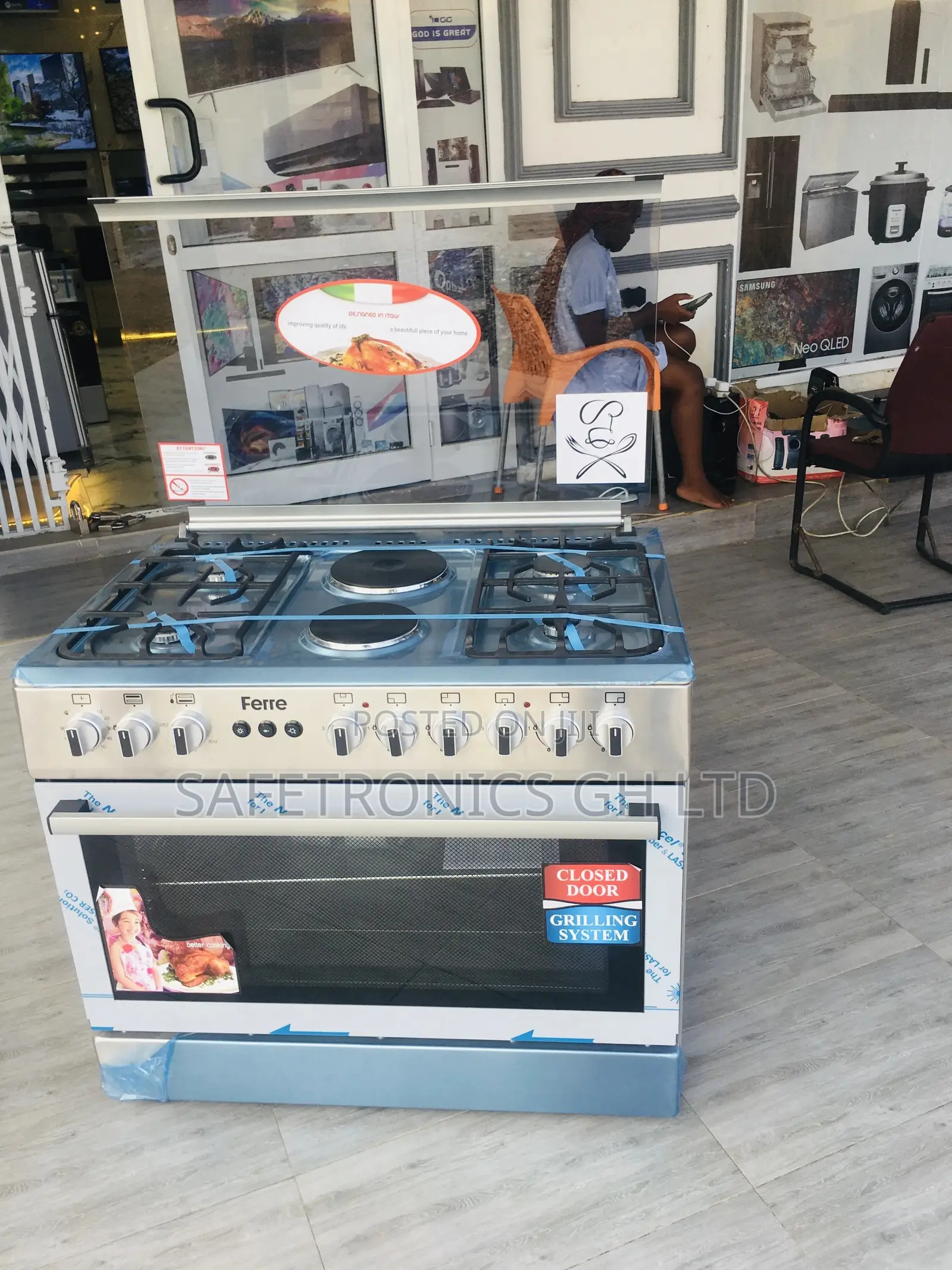 Newly Arrived 60x90 6 Gas Cooker Oven With Grill