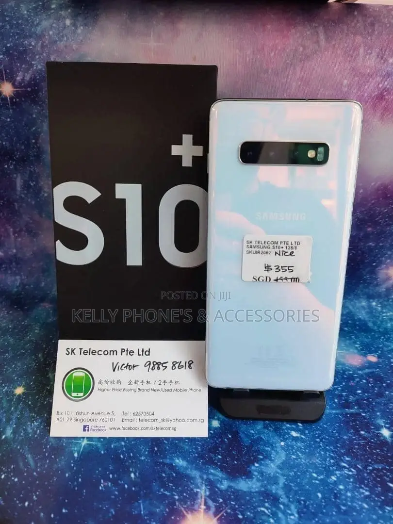New Samsung Galaxy S10 Plus 128 GB Black