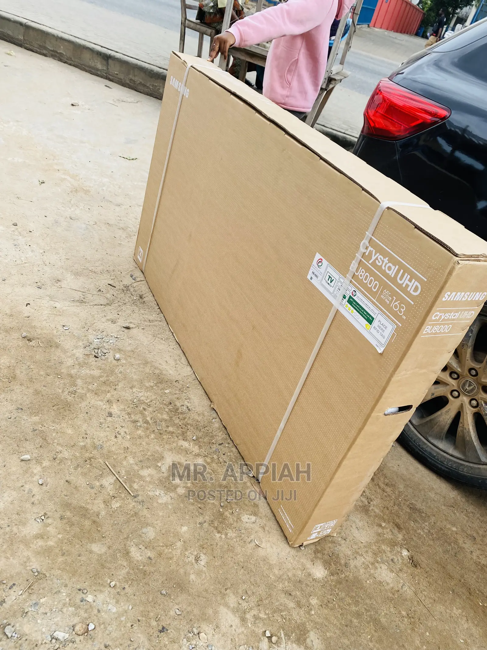 Clear Samsung 65 Inch 65BU8072 Smart, Ultra HD Tv 