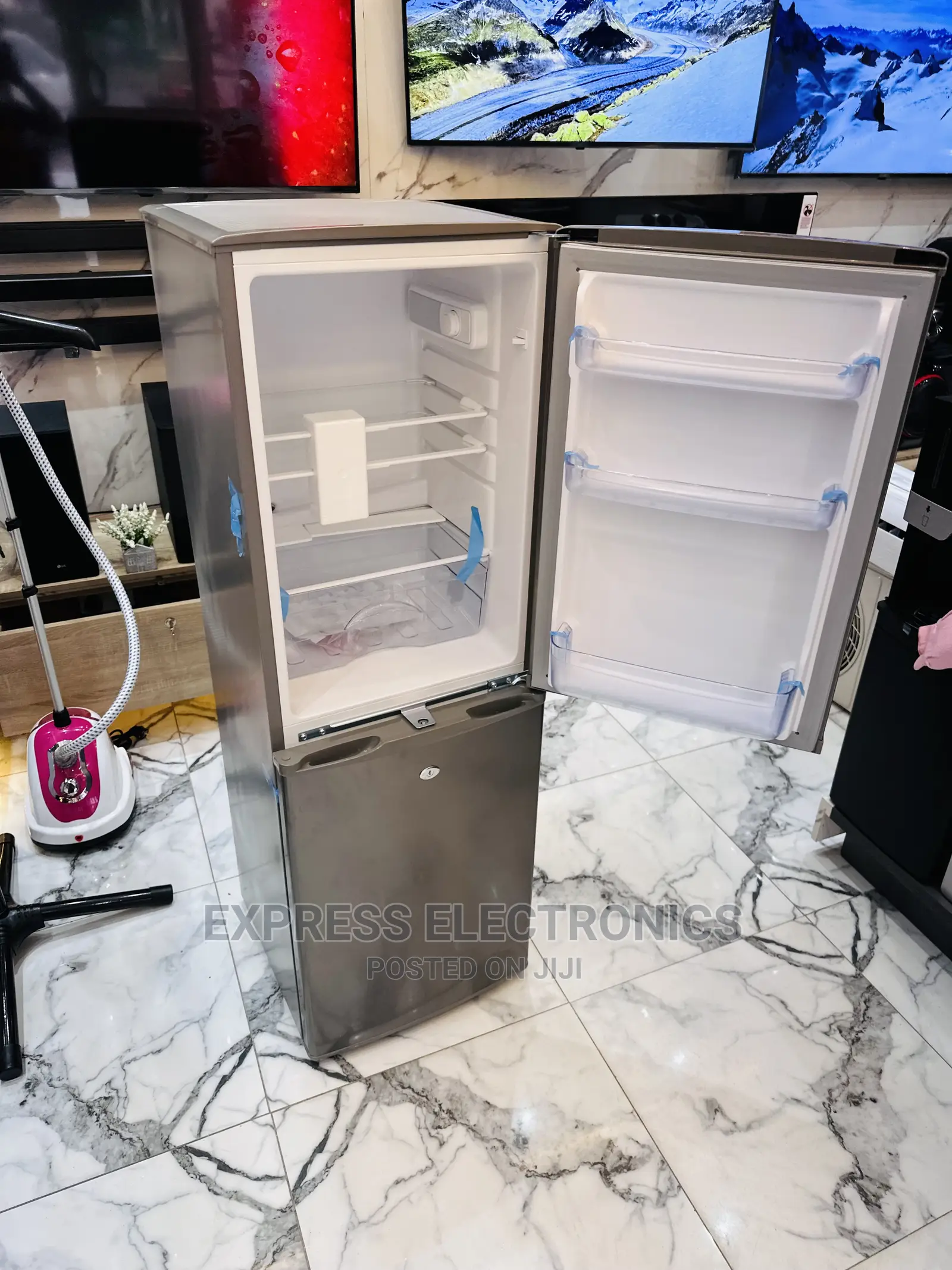 Bottom Freezer Double Door Pearl PF-200B Dark Grey