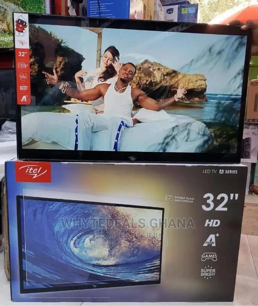Itel 32 Inch Full HD Satellite LED TV Free Wall Mount 2024