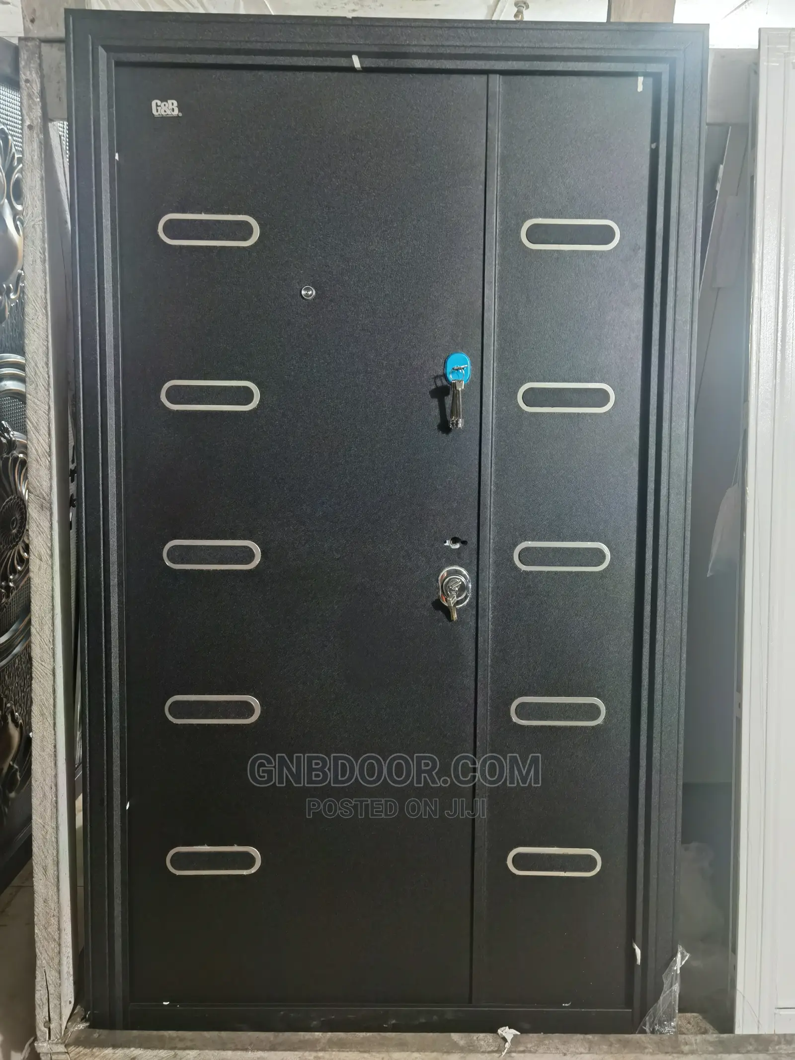 Gl01 Eu Security Door One Half Double Lock Matel and Wooden