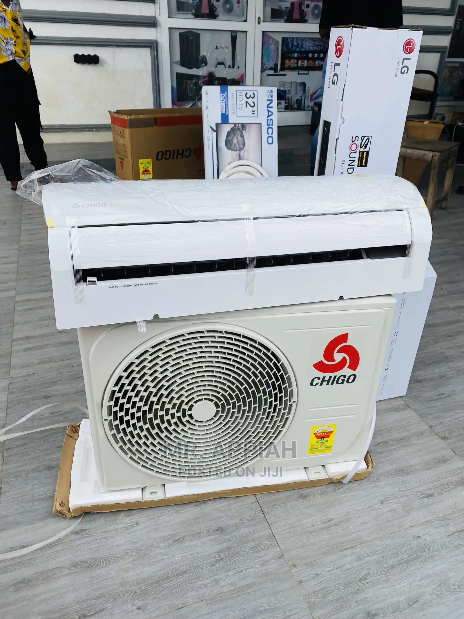 Anti-Rust Chigo(R410)Splittype Ac With Bacteria Filter,15hp