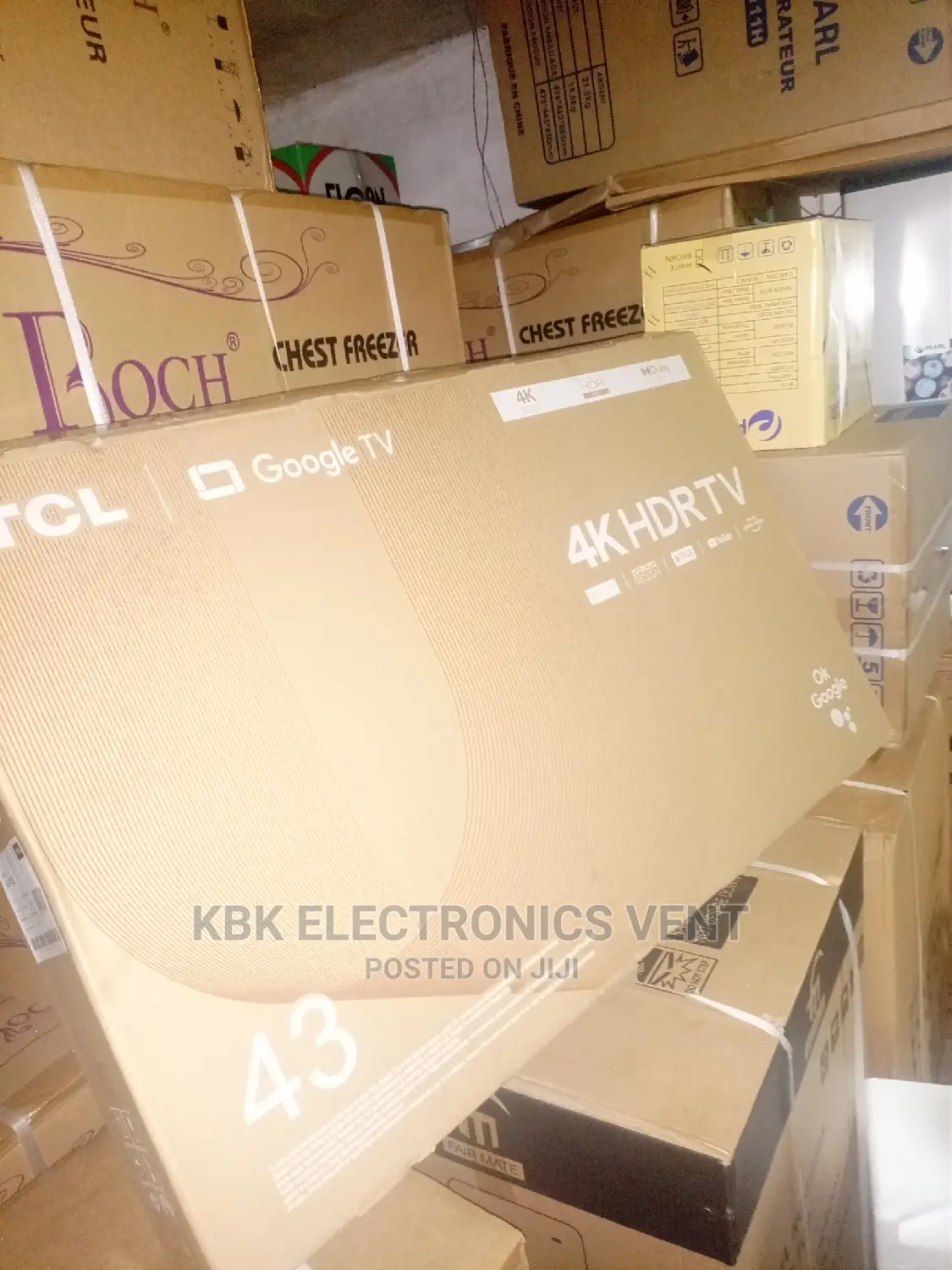 TCL 43" Smart 4KHDRTV Android Led Tv
