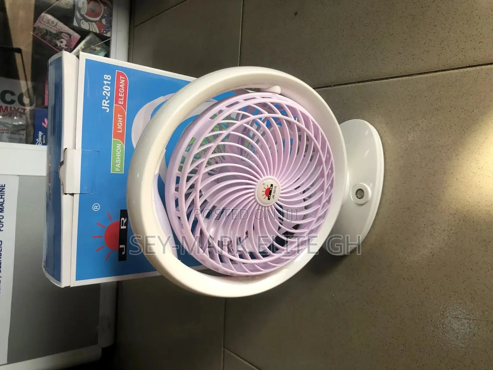 Portable Rechargeable Fan With Light