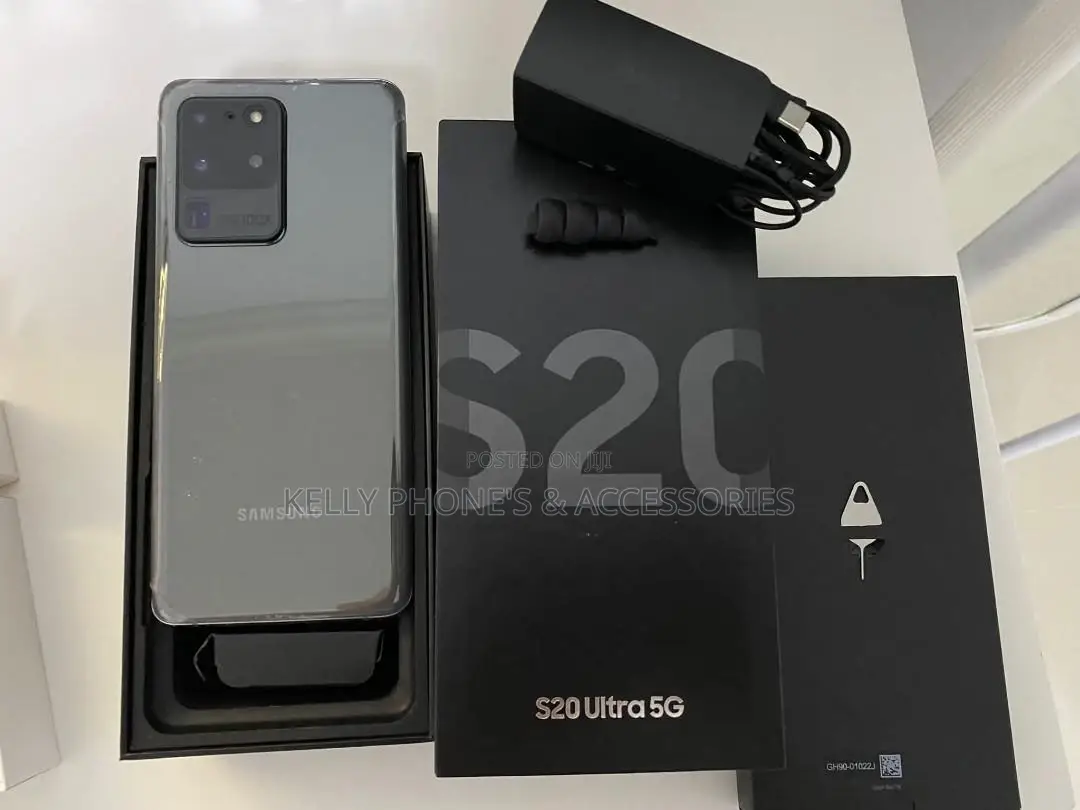 New Samsung Galaxy S20 Ultra 5G 128 GB Black