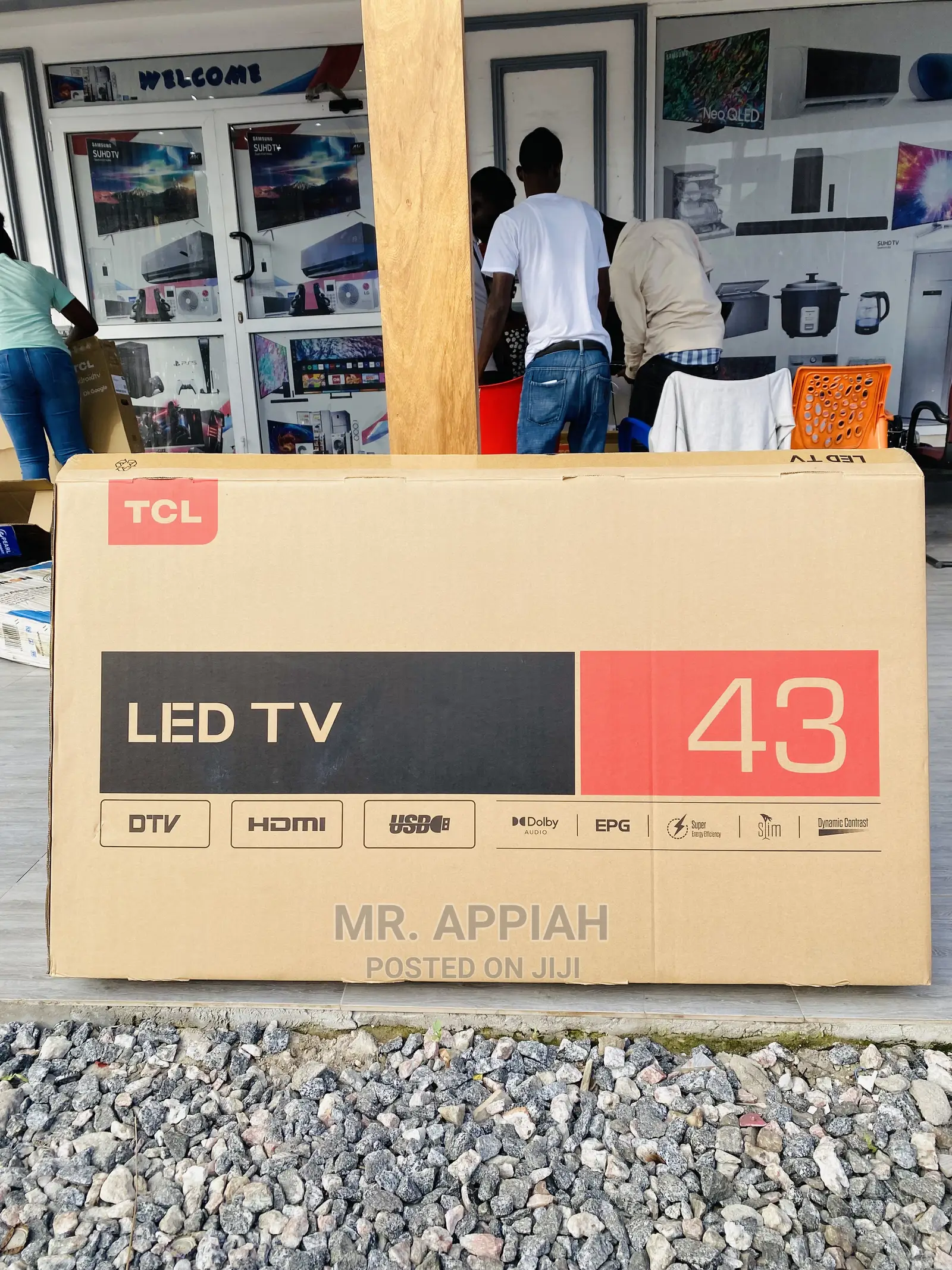Fresh in Box  43” Full HD Basic Tv(Black), 