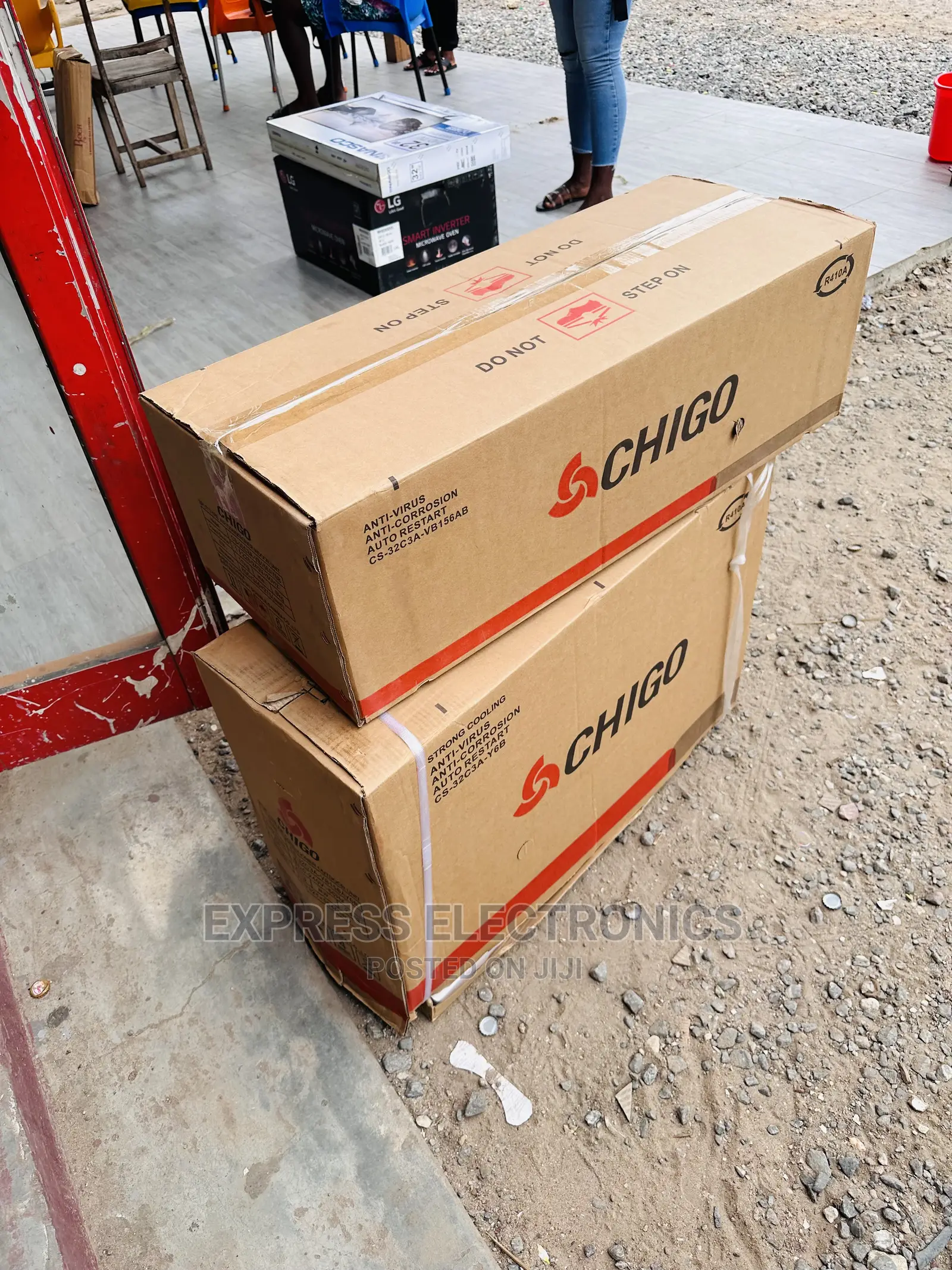 Stylish Model Chigo 2.0hp Split White R410 Gas AC