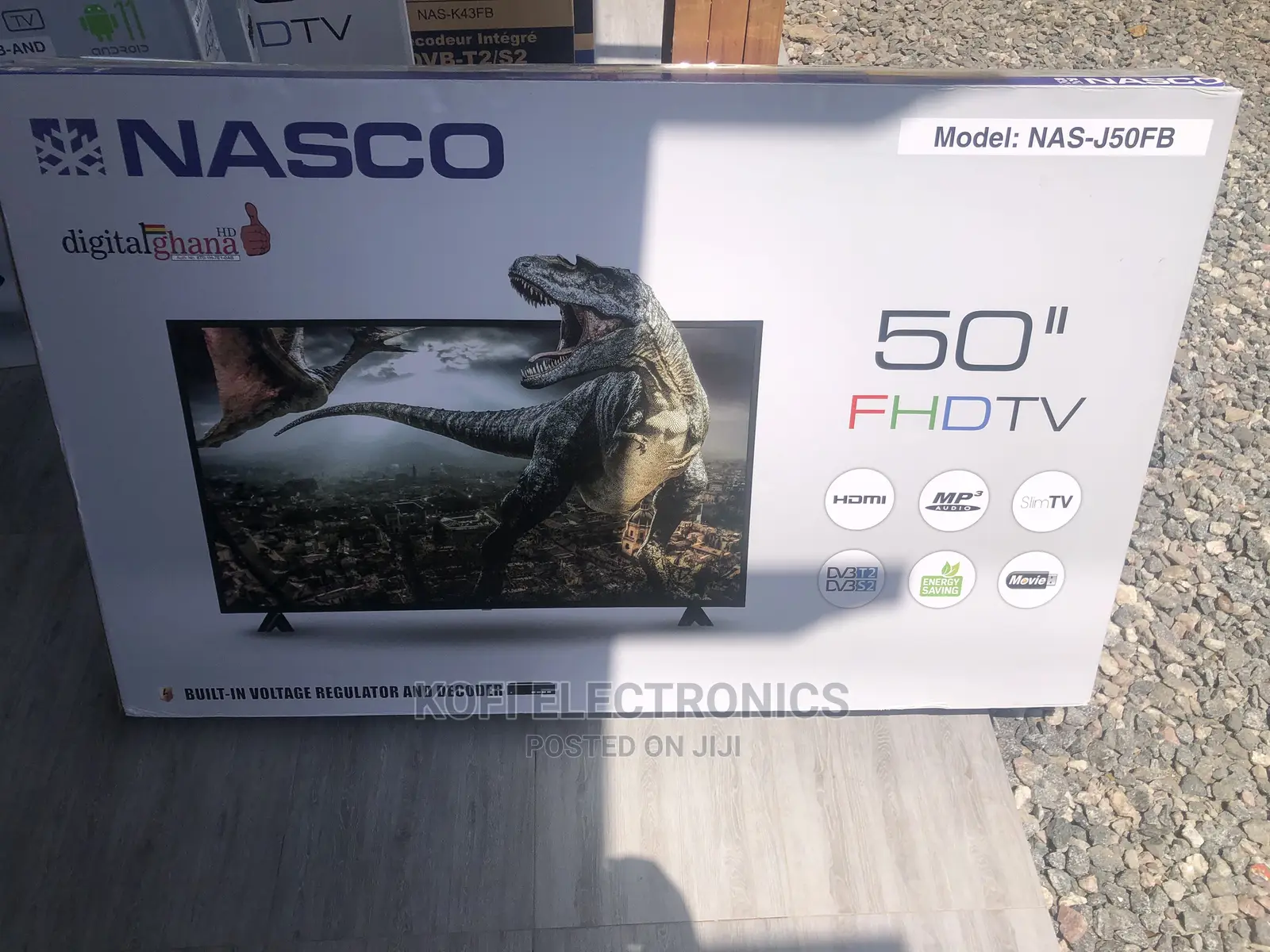 Be Astonished by NASCO 50" Digital SATELLITE LED Full HD TV