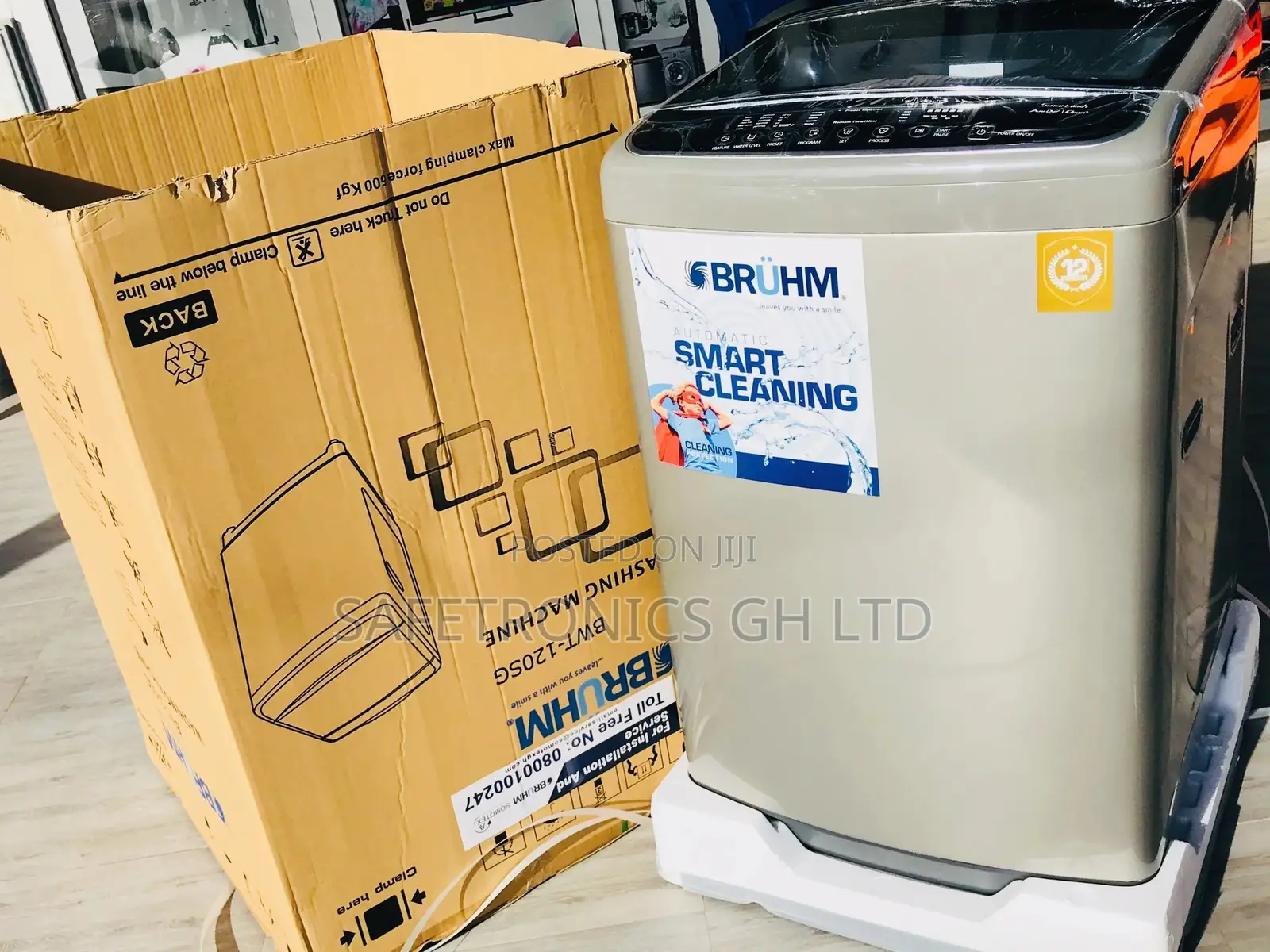 Adjustable Fast Dry Bruhm Washingmachine Topload 12kg 