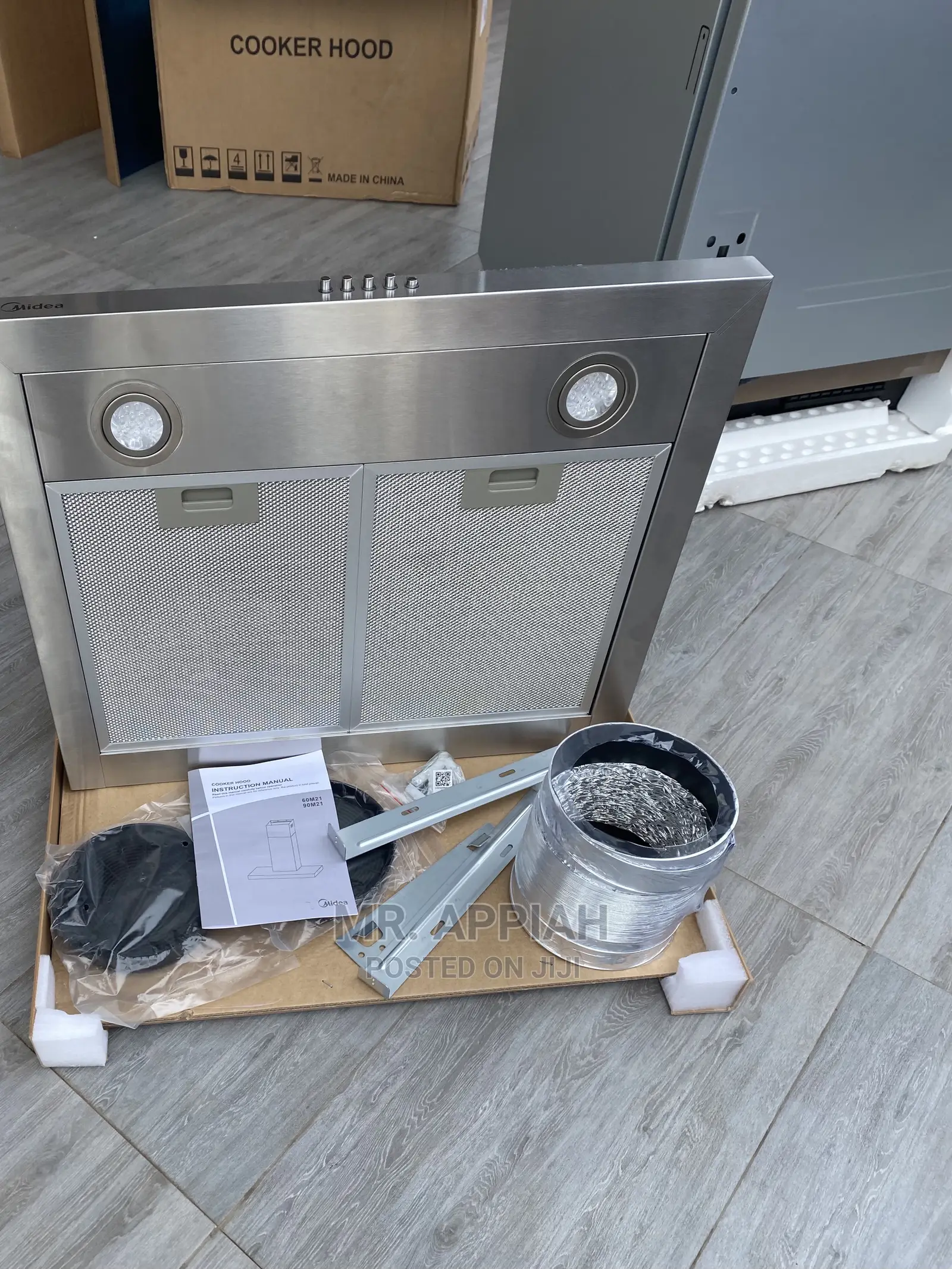 Get a Great Discount on Midea(Gray) T-Shape Rangehood, 