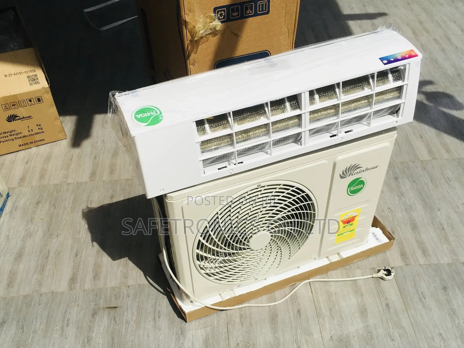 Energy 1.5hp Saving Rainbow R410 Split Gas Airconditioner