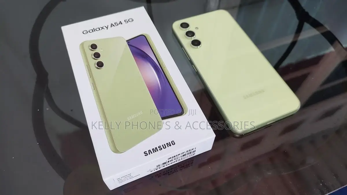 New Samsung Galaxy A54 5G 128 GB Yellow