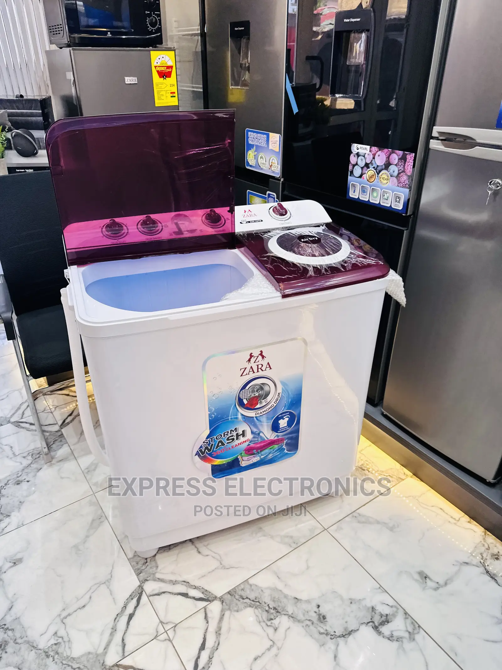 Wash and Spin Twintub Zara Washing Machine 12kg