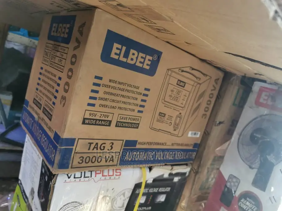 Elbee 3000VA Automatic Brawn Stabilizer
