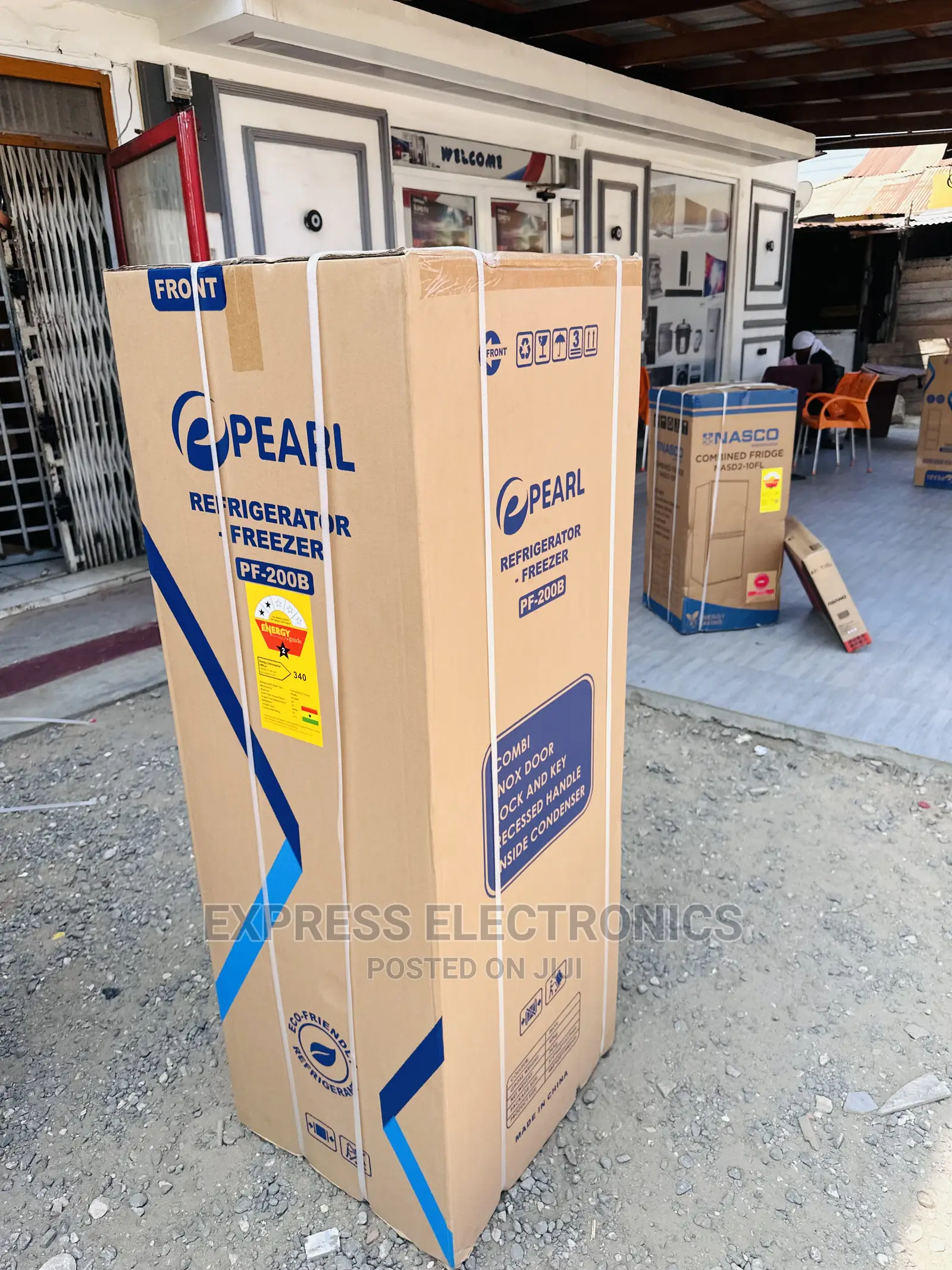 Text Us for Your Pearl Double Door Fridge 200B Grey
