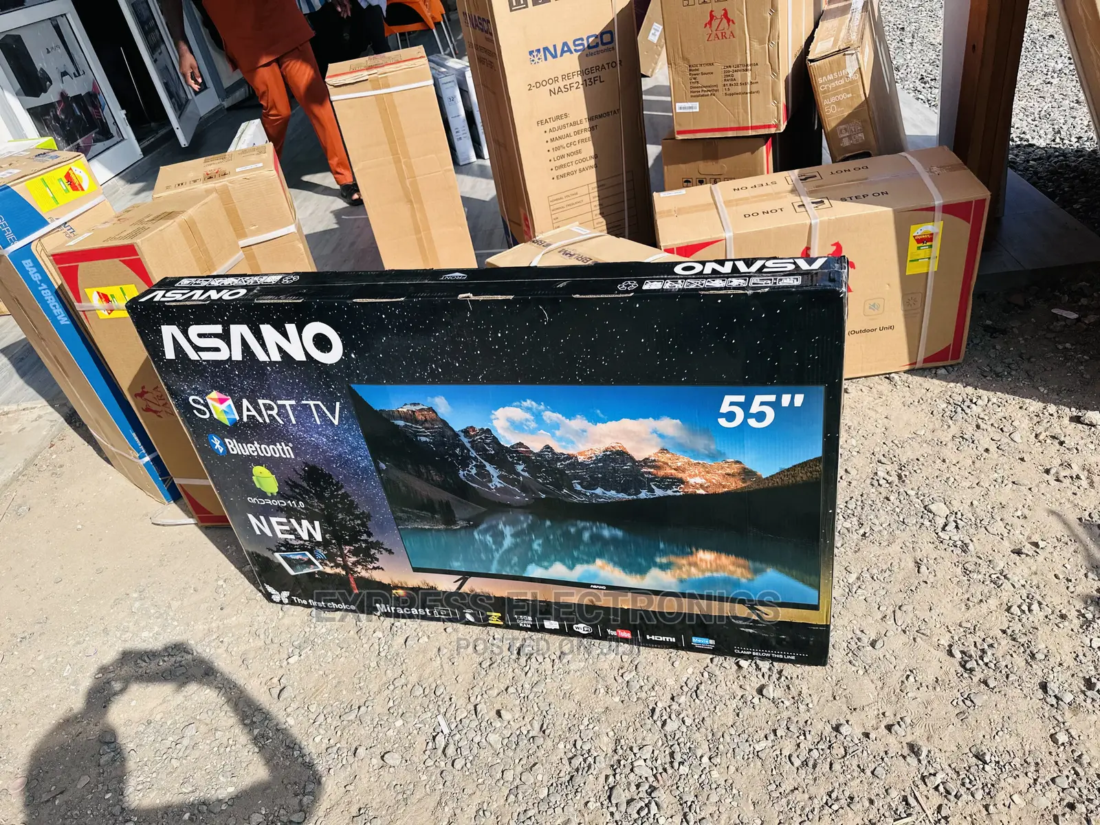 AsanoUHD Smart 55”Tv