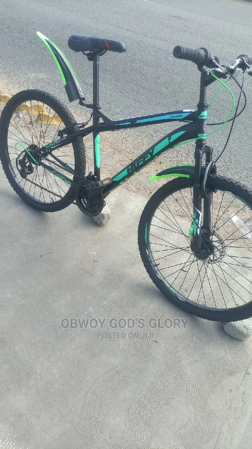 Green Black Power Mountain Bike