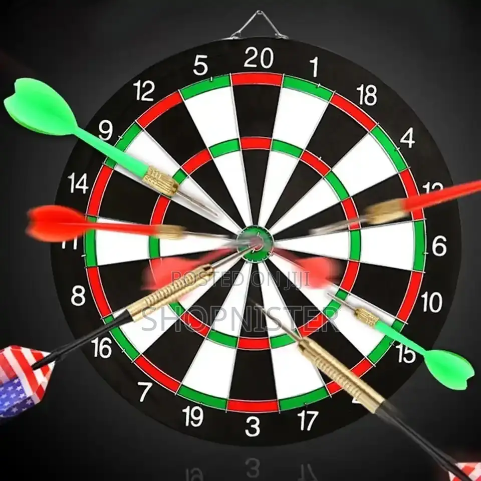 Game Dartboard 17" Solid Back and Front