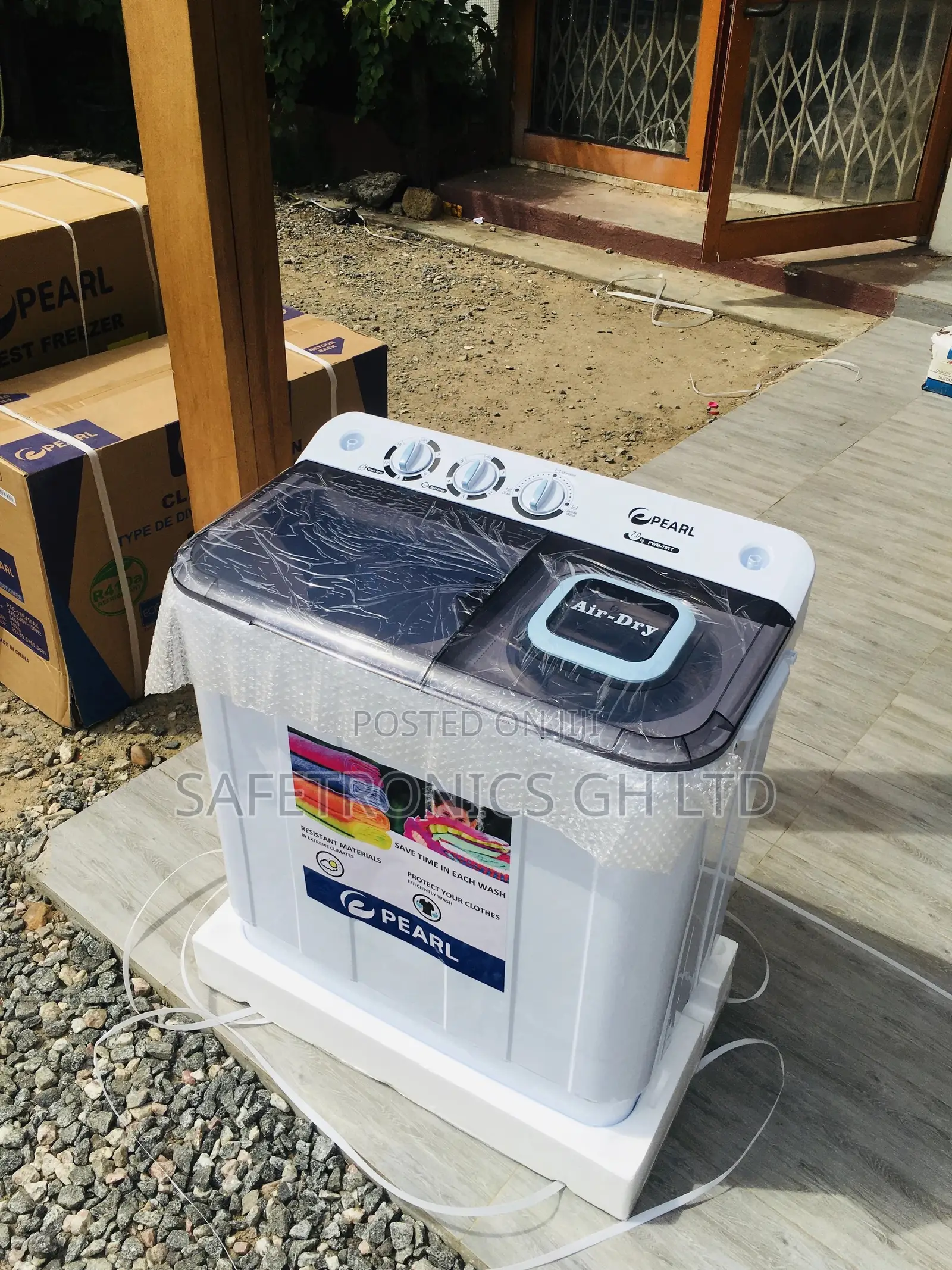 Essential Washingmachine Pearl 7kg Topload Semiautomatic