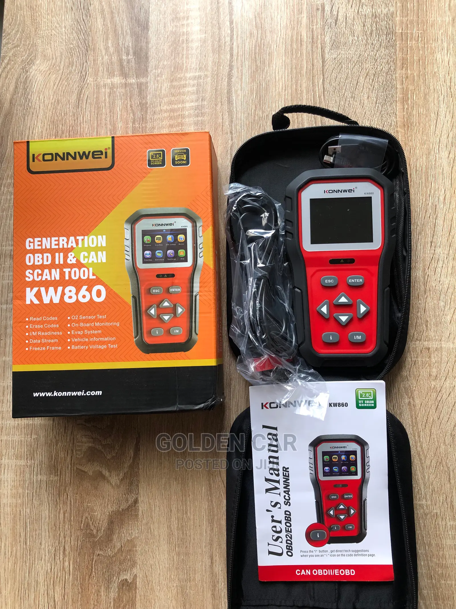Konnwei KW860 OBD2 Car Diagnostic Scanner