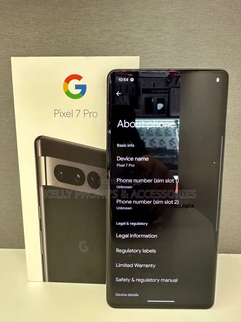 New Google Pixel 7 Pro 128 GB Black