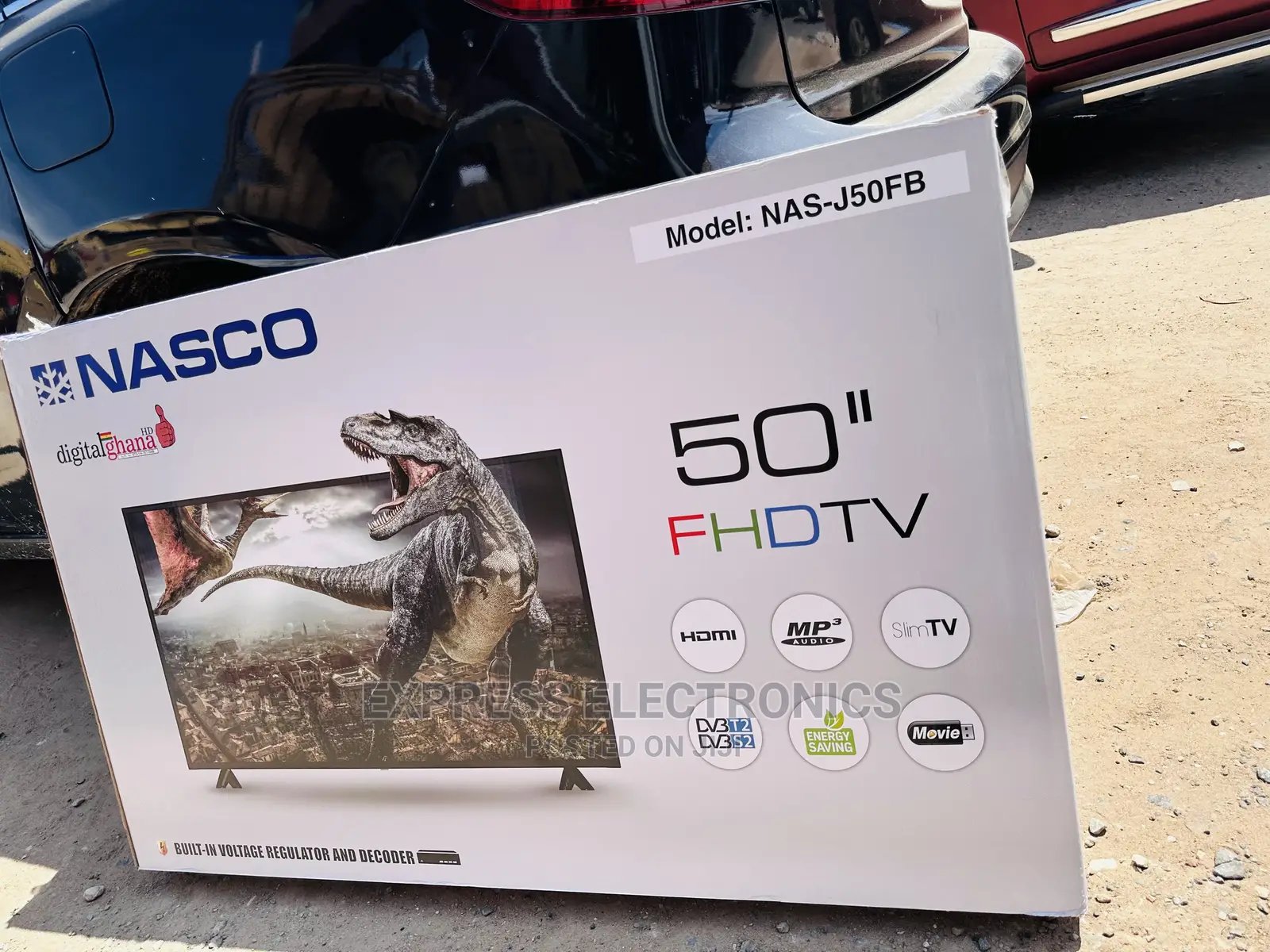Easy to Install Nasco Tv FHD Satellite  Digital 50”