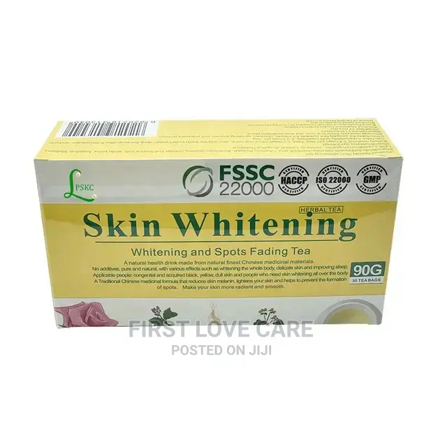 Super Skin Whitening Tea Yellow Box