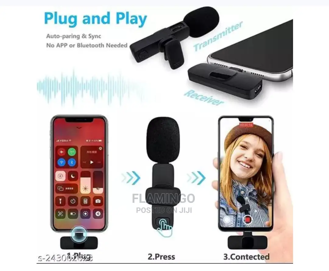 Wireless Universal Professional Lapel Microphone