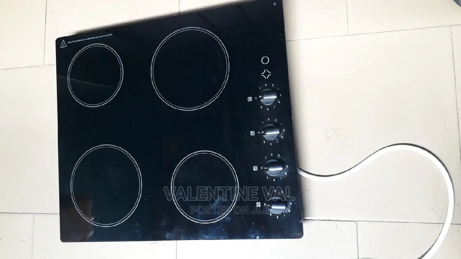 Electric Stove Table Top/Cabinat With 4 Knobs